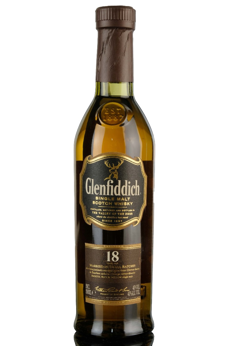 Glenfiddich 18 Year Old - Small Batch - Half Bottle