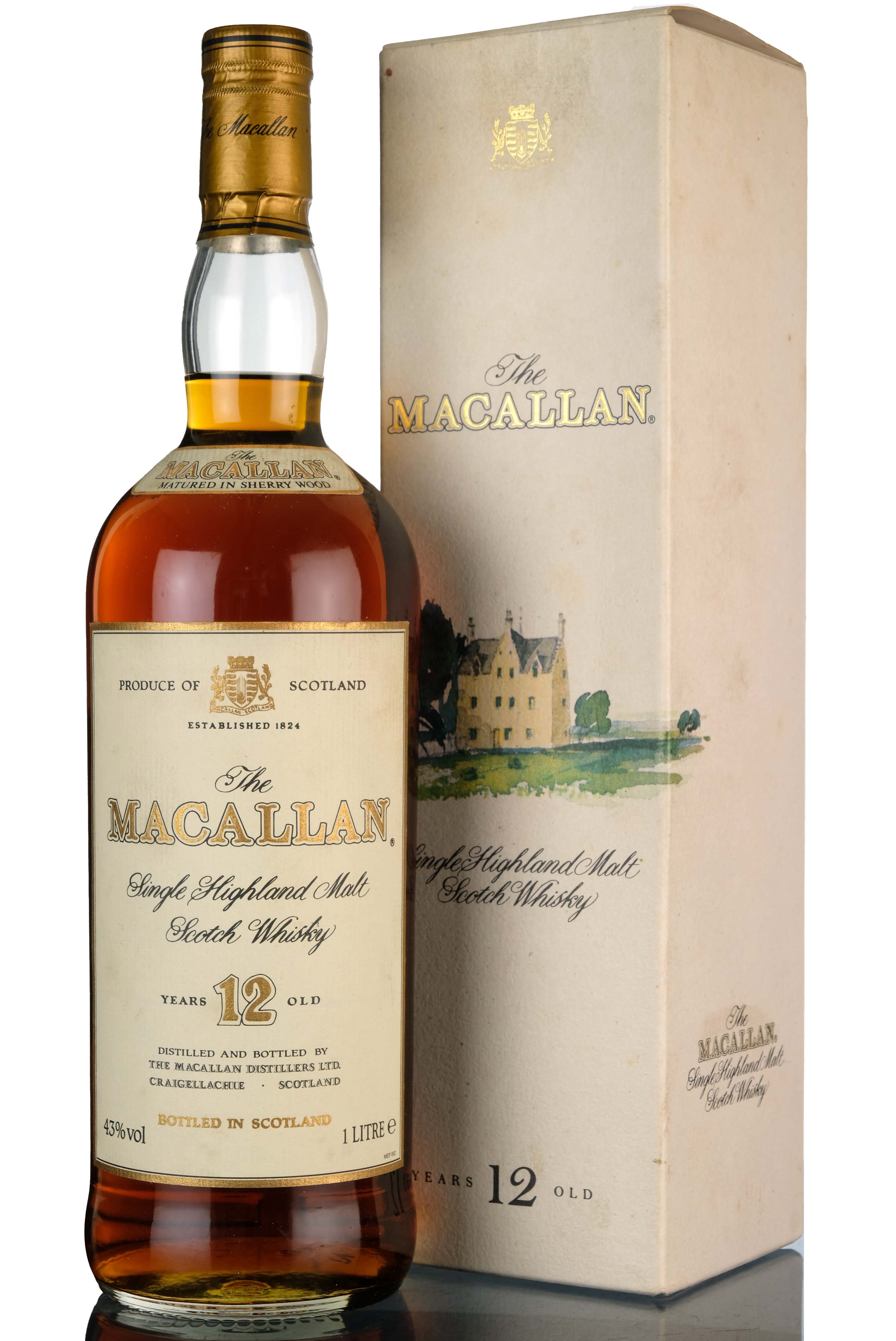 Macallan 12 Year Old - 1990s - 1 Litre