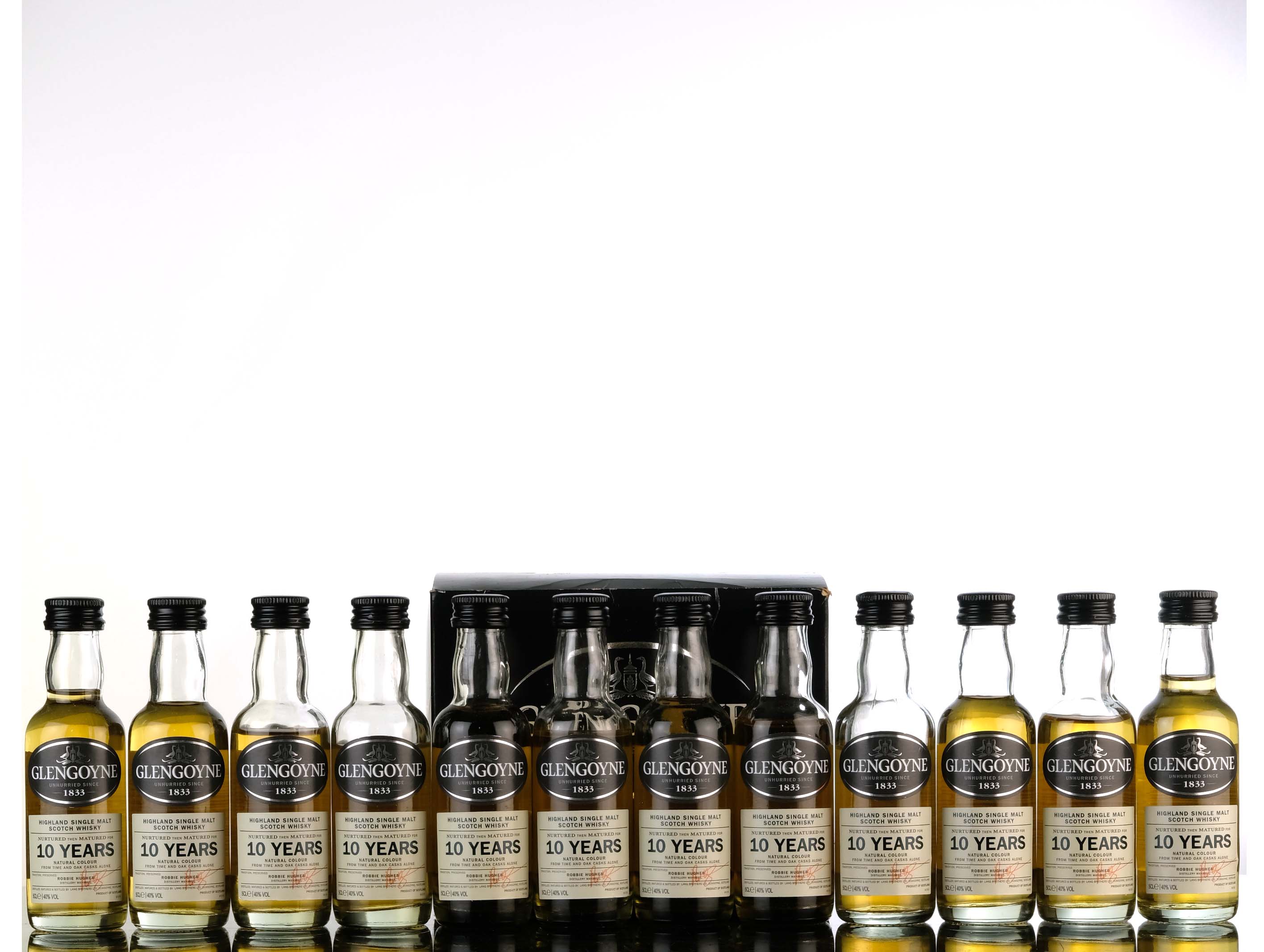 12 x Glengoyne 10 Year Old - Miniatures