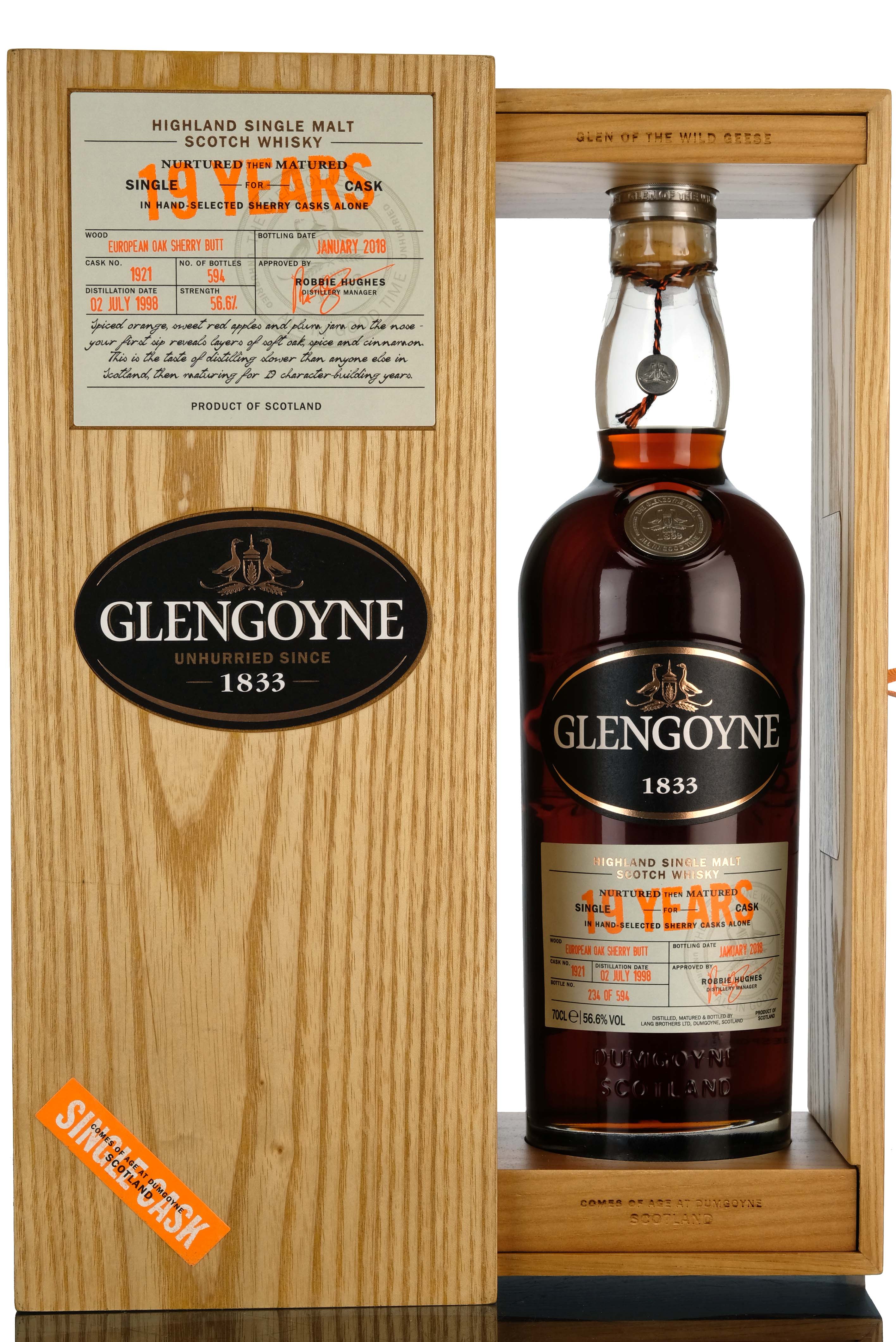 Glengoyne 1998-2018 - 19 Year Old - Single Cask 1921