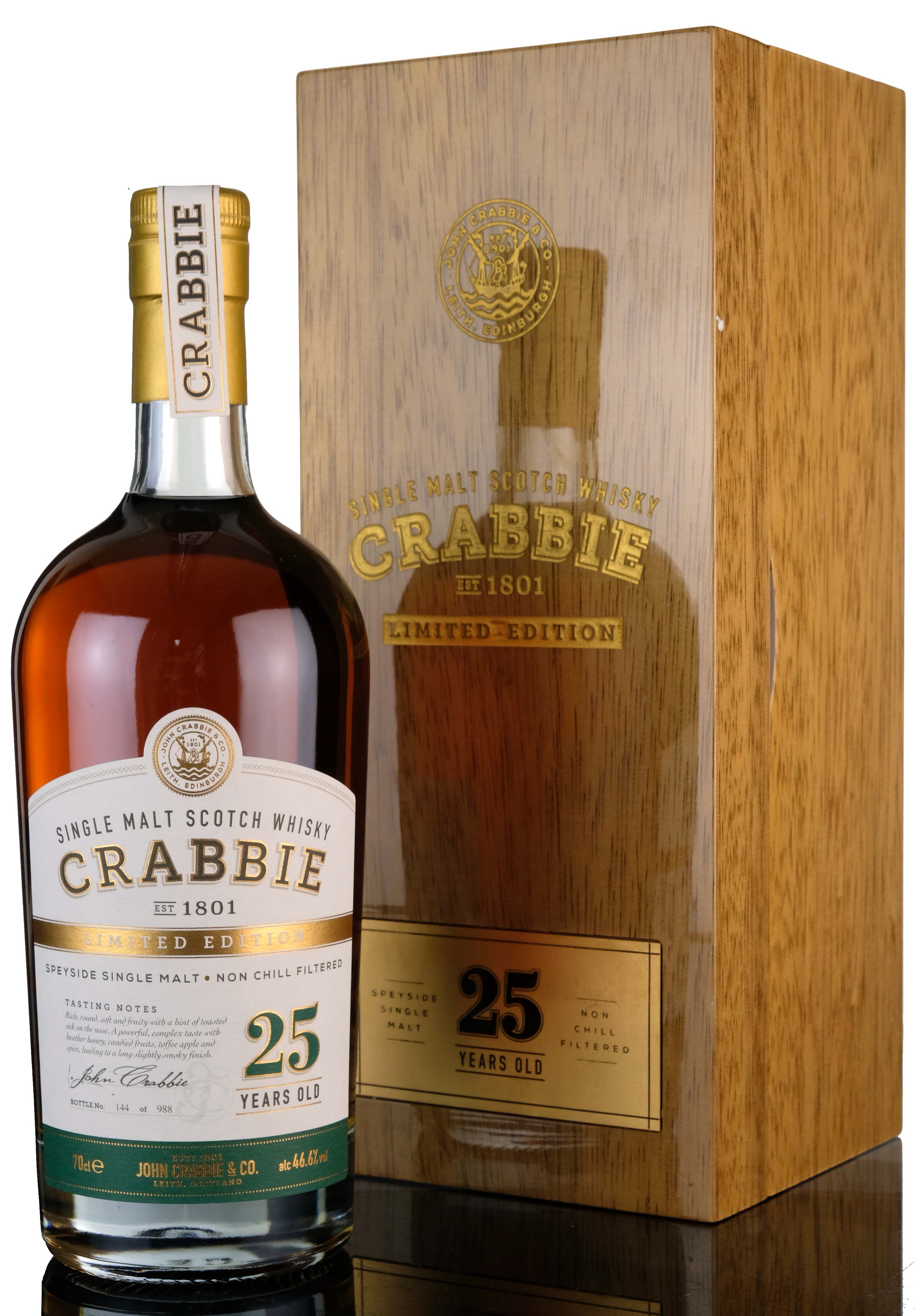 Crabbie 25 Year Old - 2018 Release