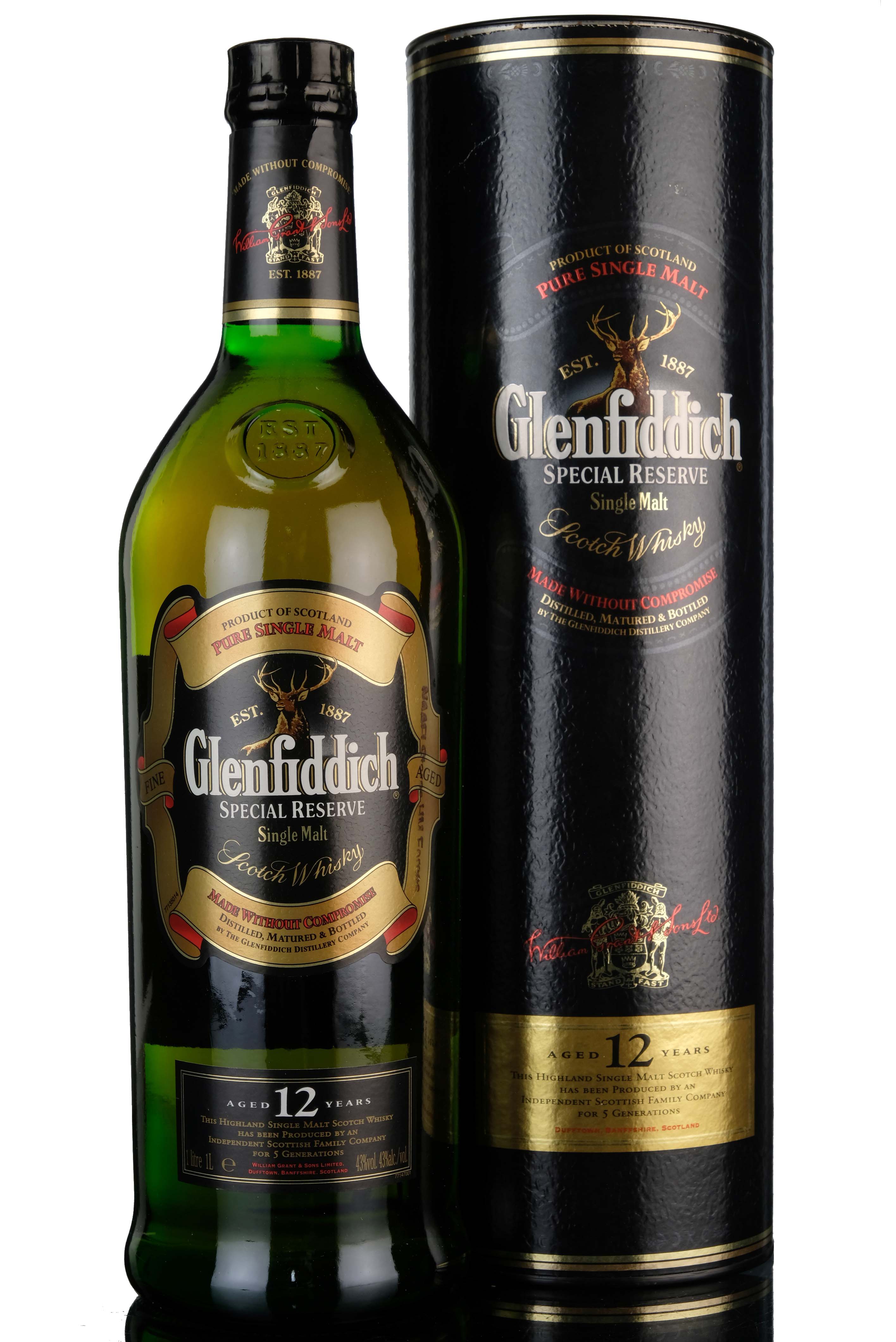 Glenfiddich 12 Year Old - Special Reserve - 1 Litre
