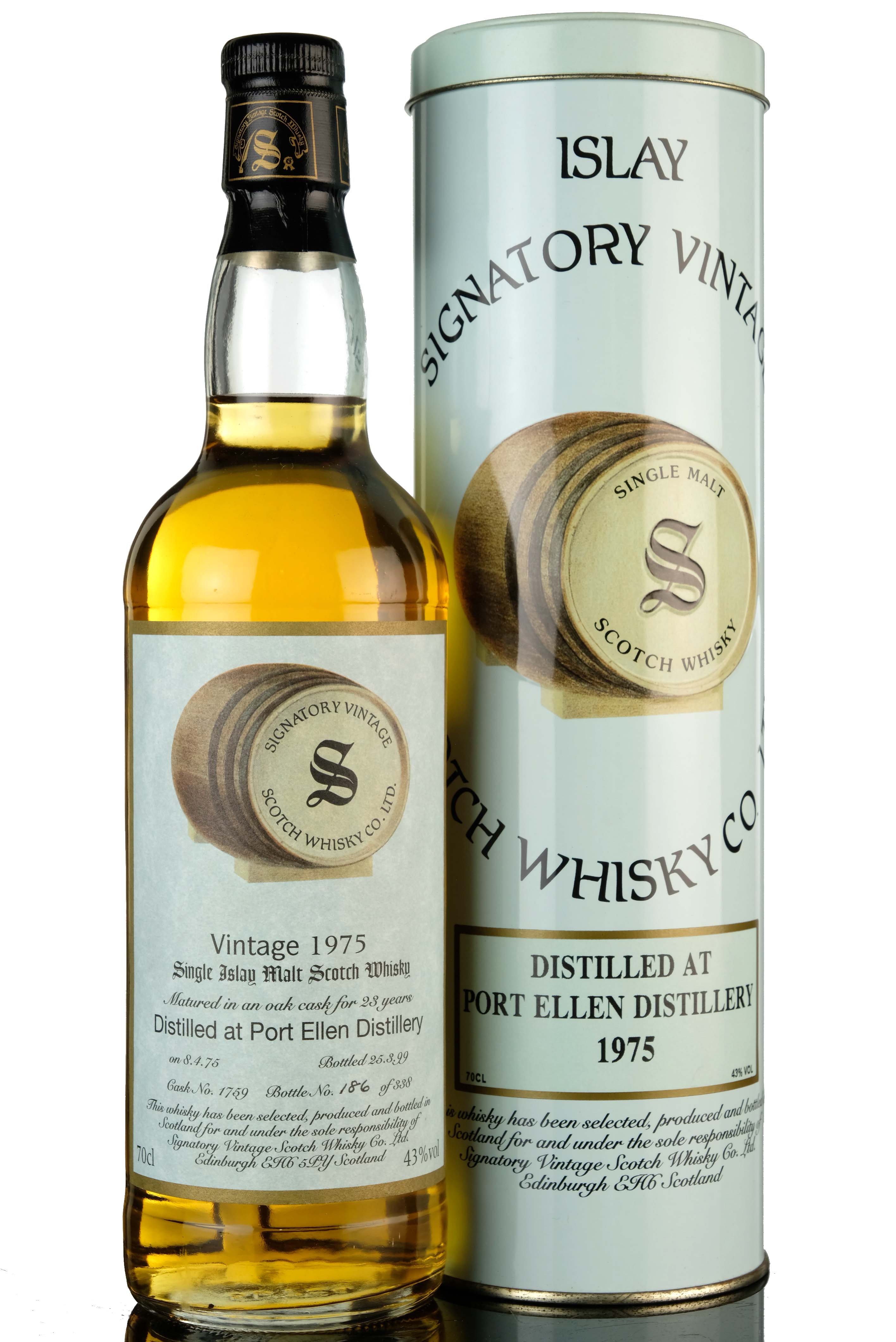 Port Ellen 1975-1999 - 23 Year Old - Signatory Vintage - Single Cask 1759