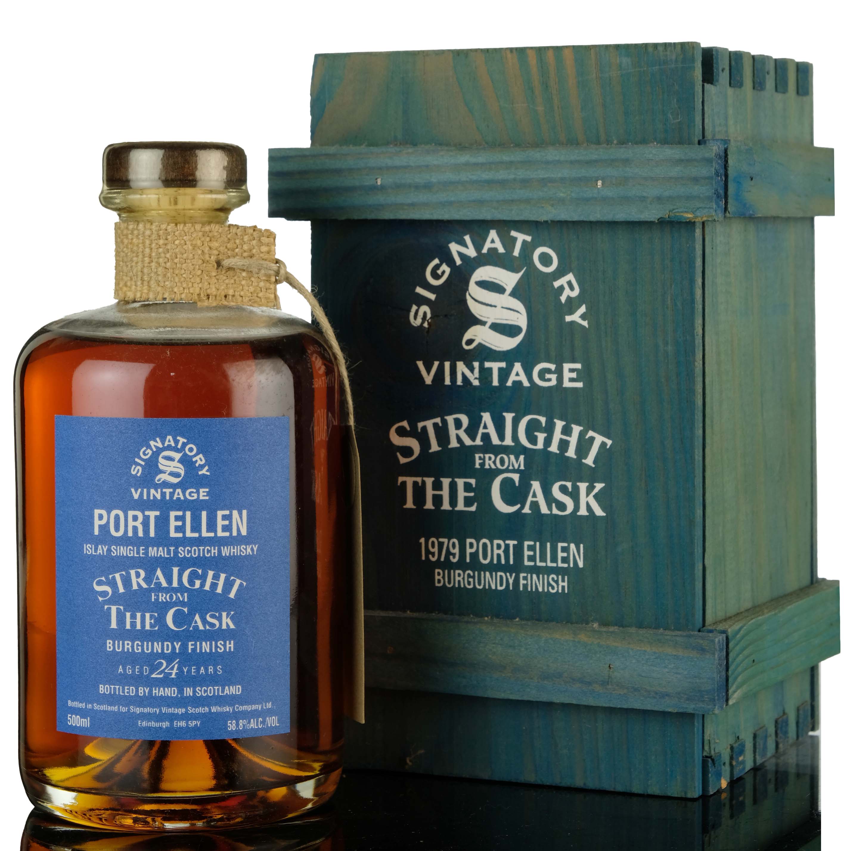Port Ellen 1979-2004 - 24 Year Old - Straight From The Cask - Signatory Vintage