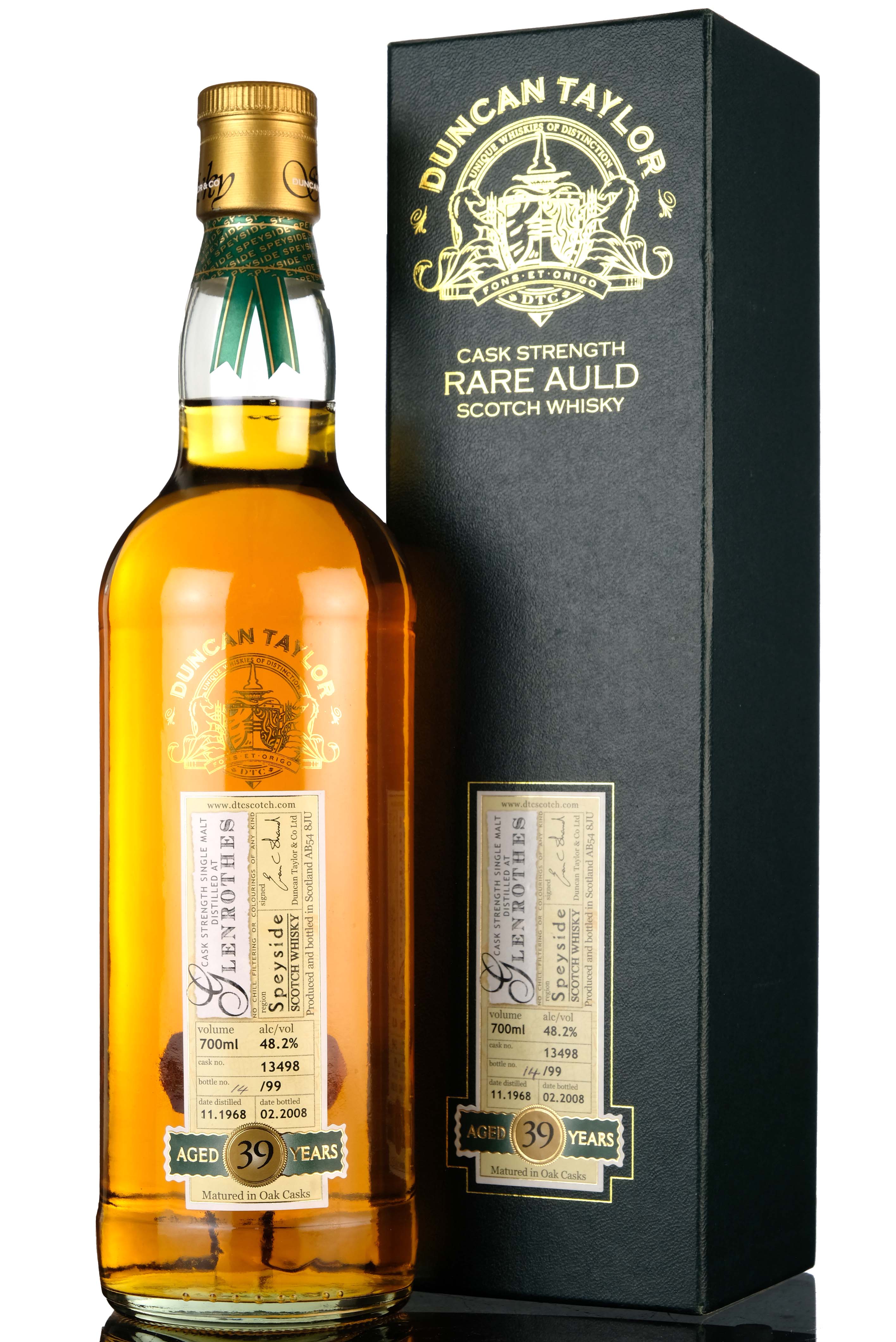 Glenrothes 1968-2008 - 39 Year Old - Duncan Taylor - Rare Auld