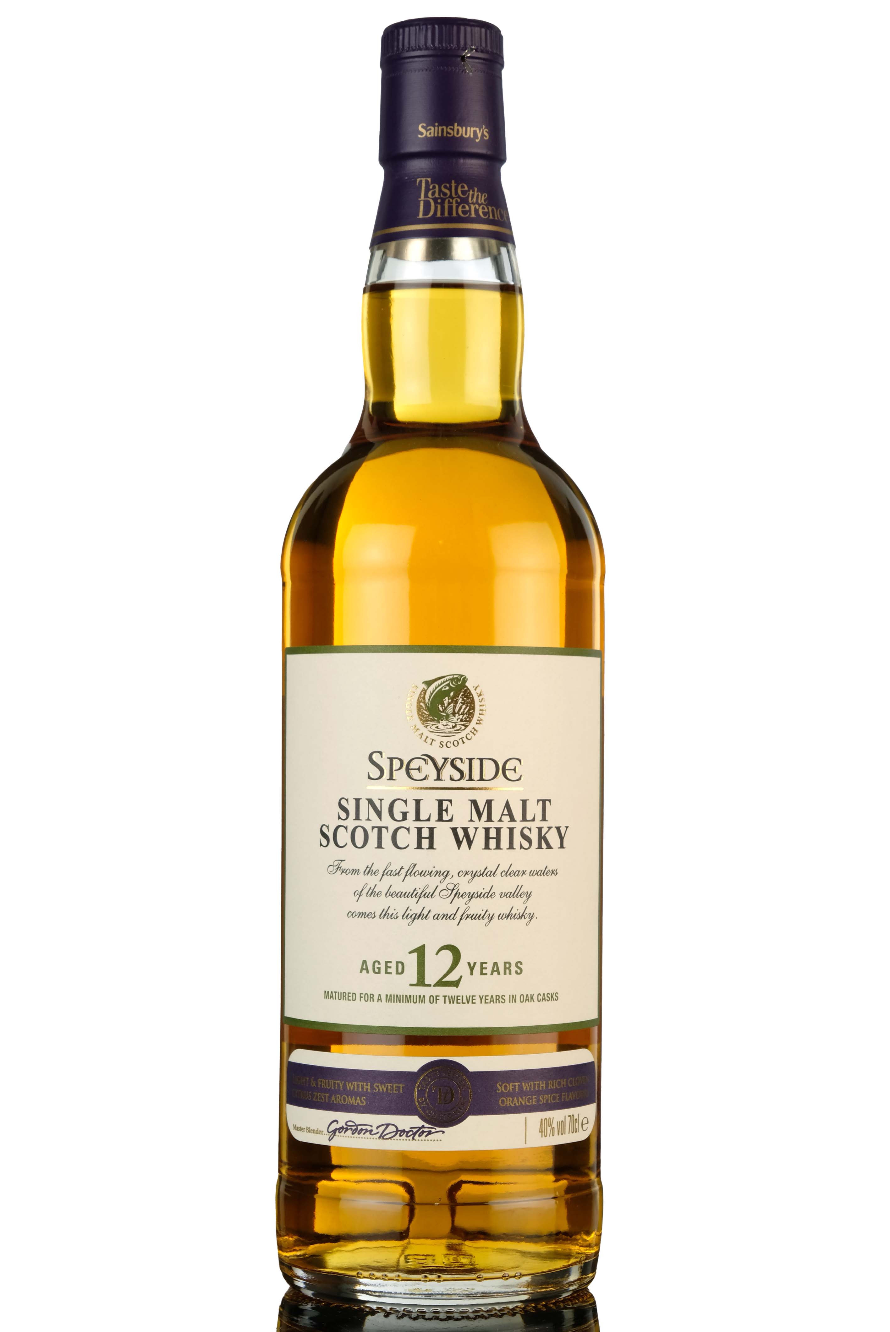 Sainsburys 12 Year Old - Speyside Malt