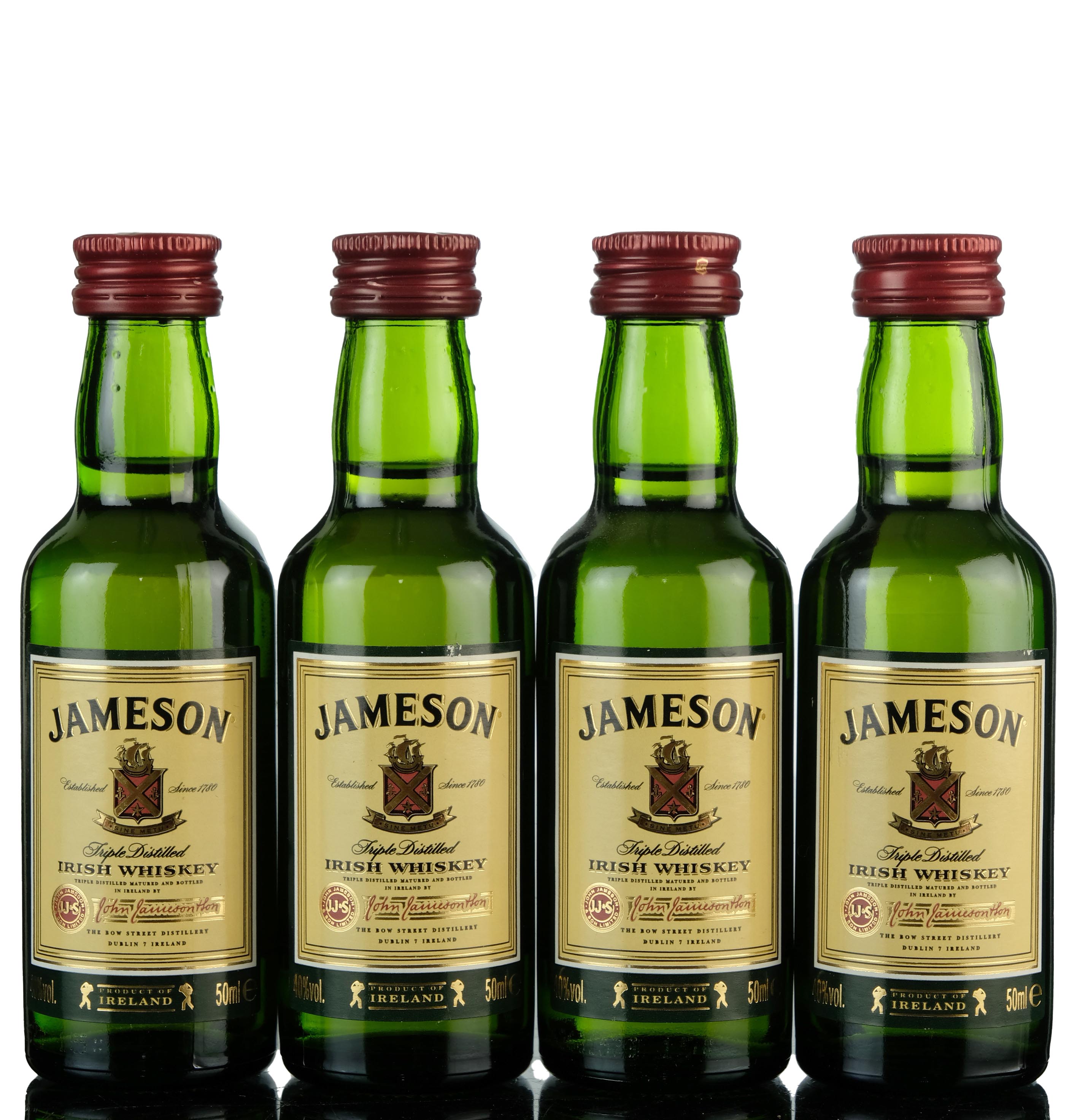 4 x Jameson Irish Whiskey - Miniatures