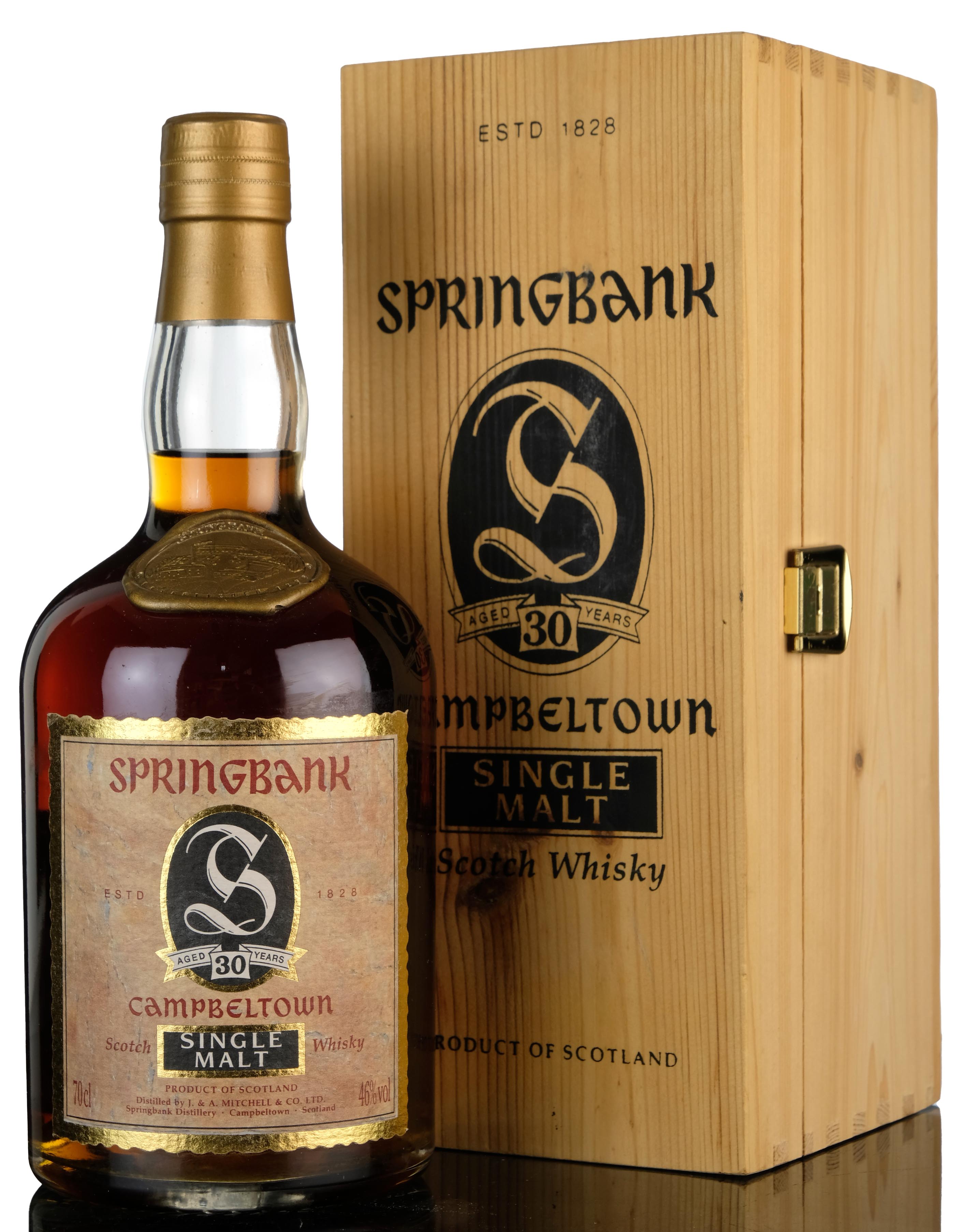 Springbank 30 Year Old - 1990s