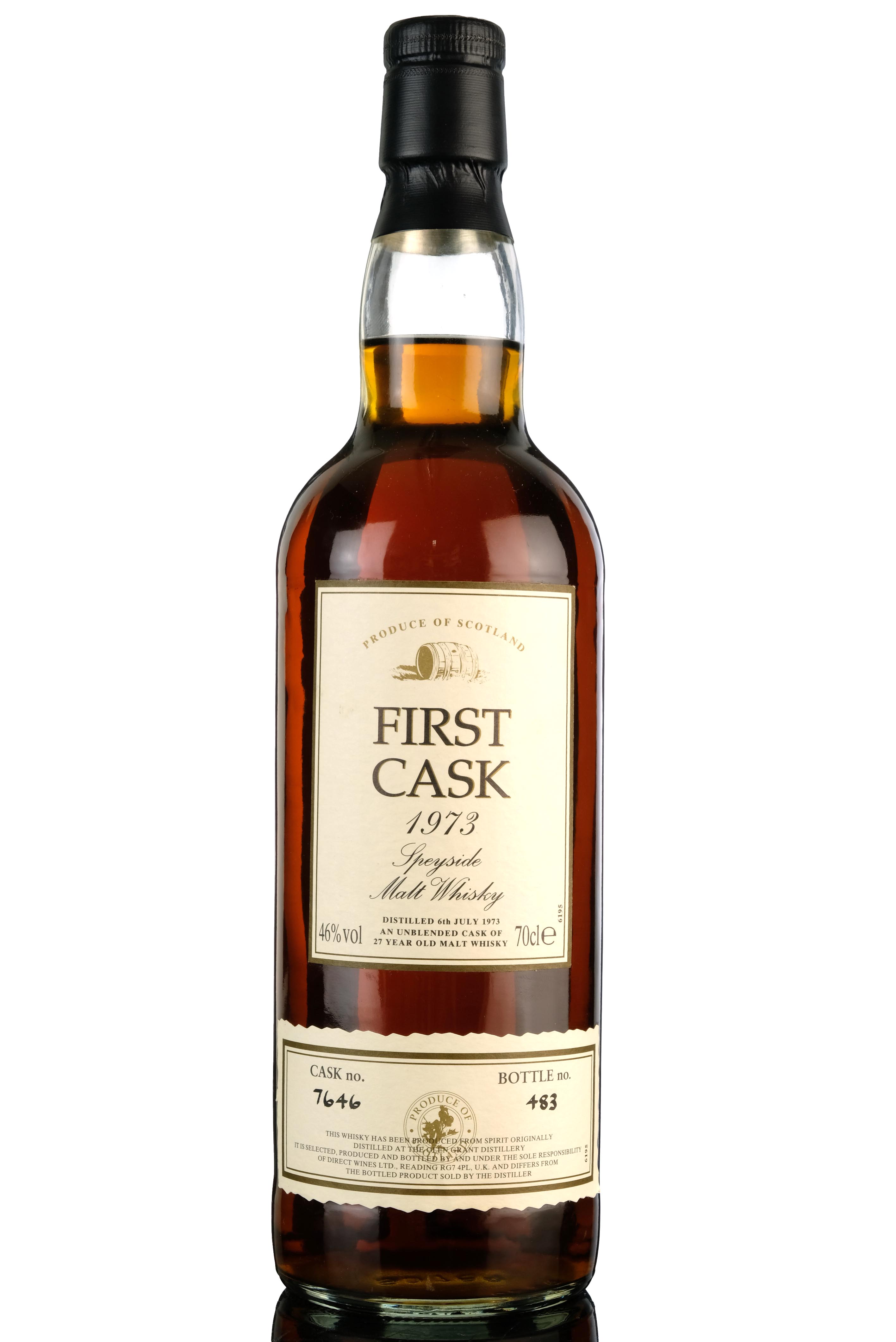 Glen Grant 1973 - 27 Year Old - First Cask 7646