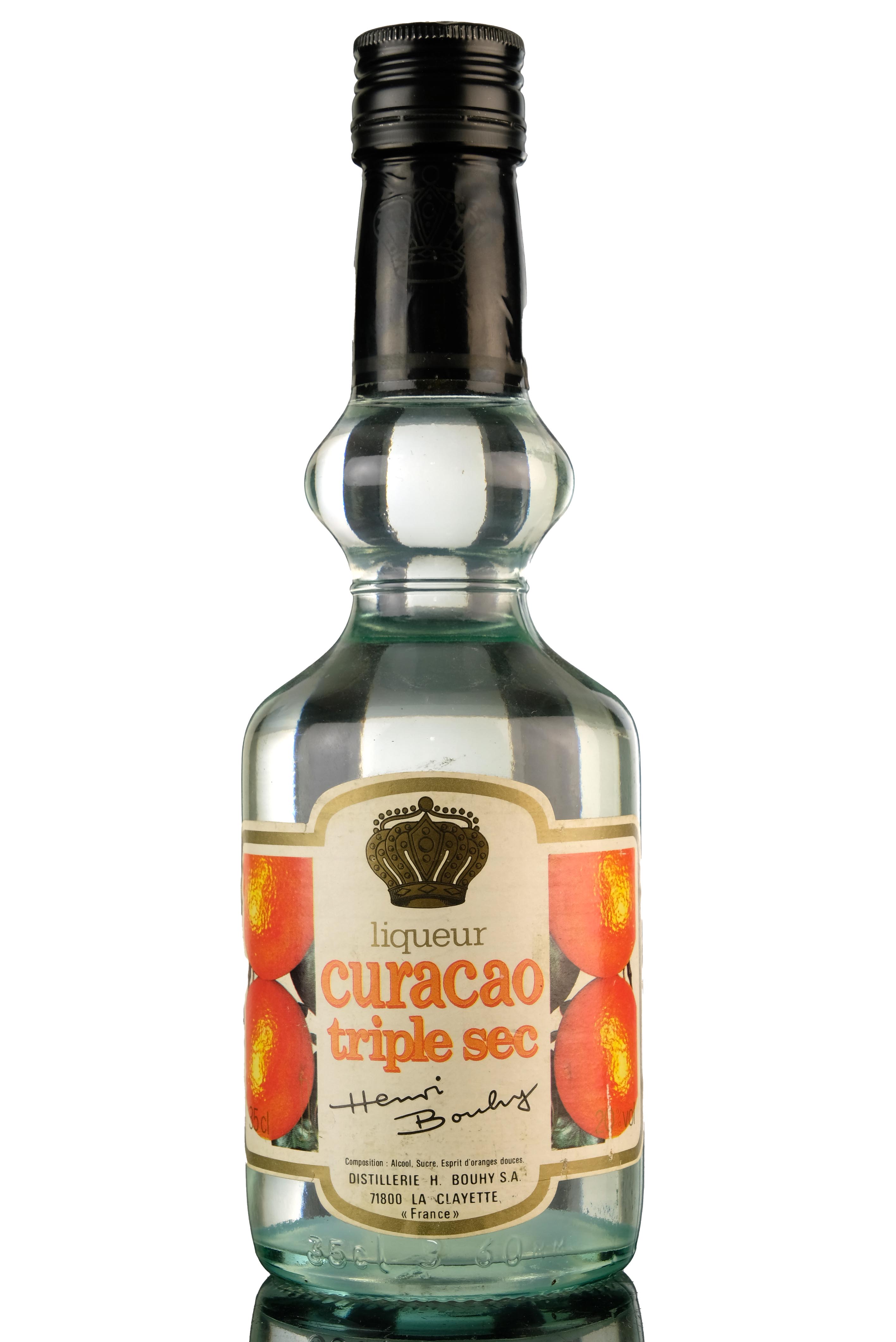 Curacao Triple Sec Liqueur - Half Bottle