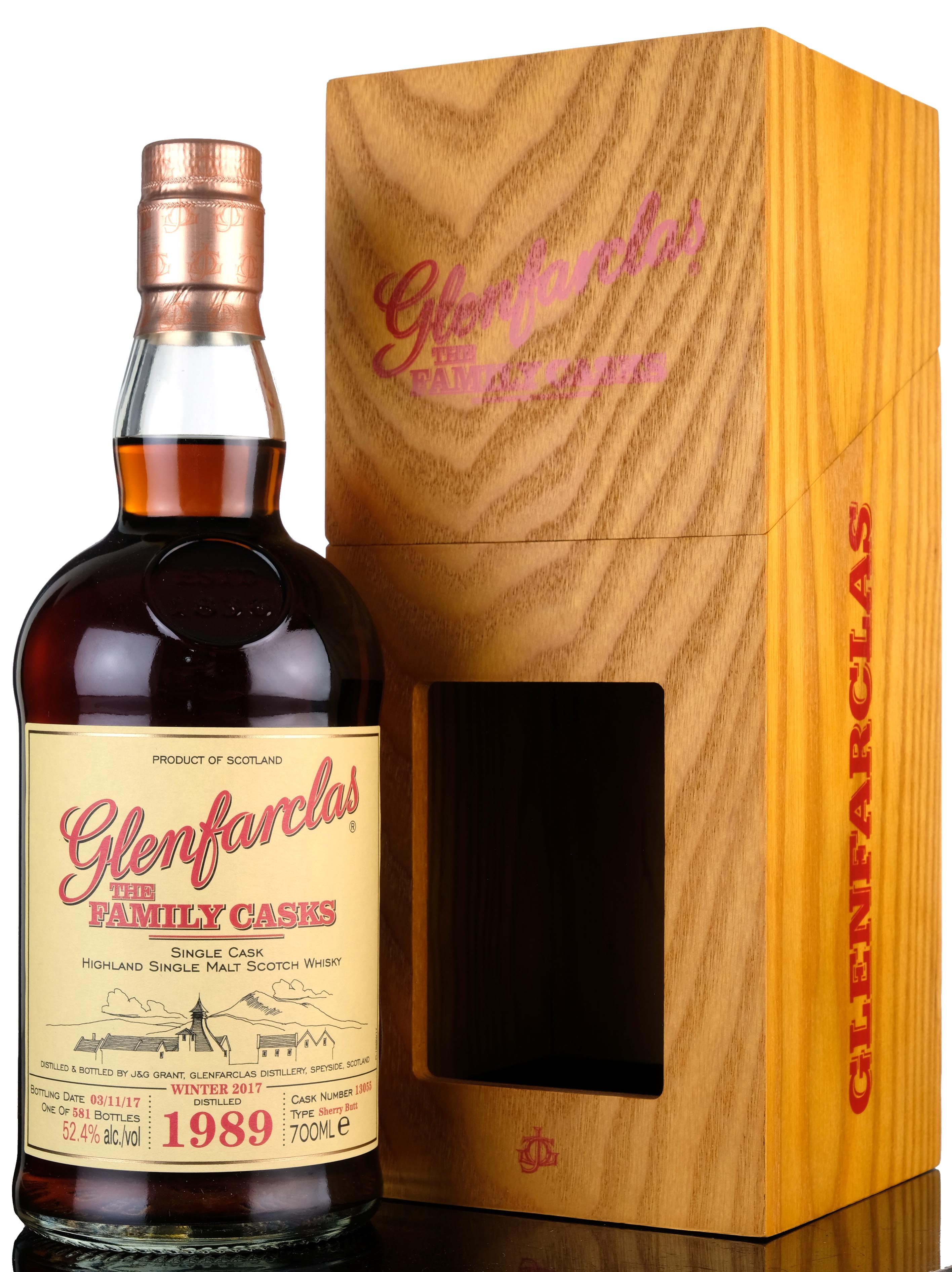 Glenfarclas 1989-2017 - The Family Casks 13055