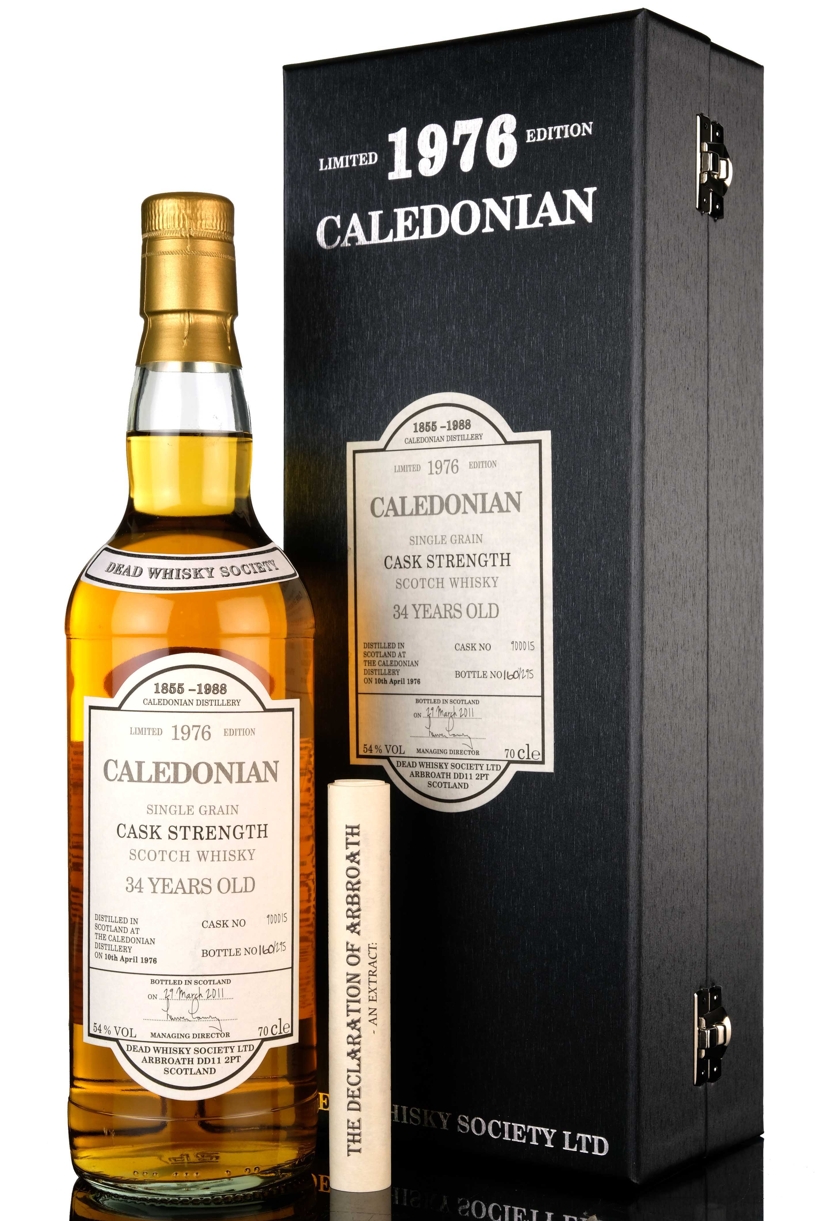 Caledonian 1976-2011 - 34 Year Old - Dead Whisky Society