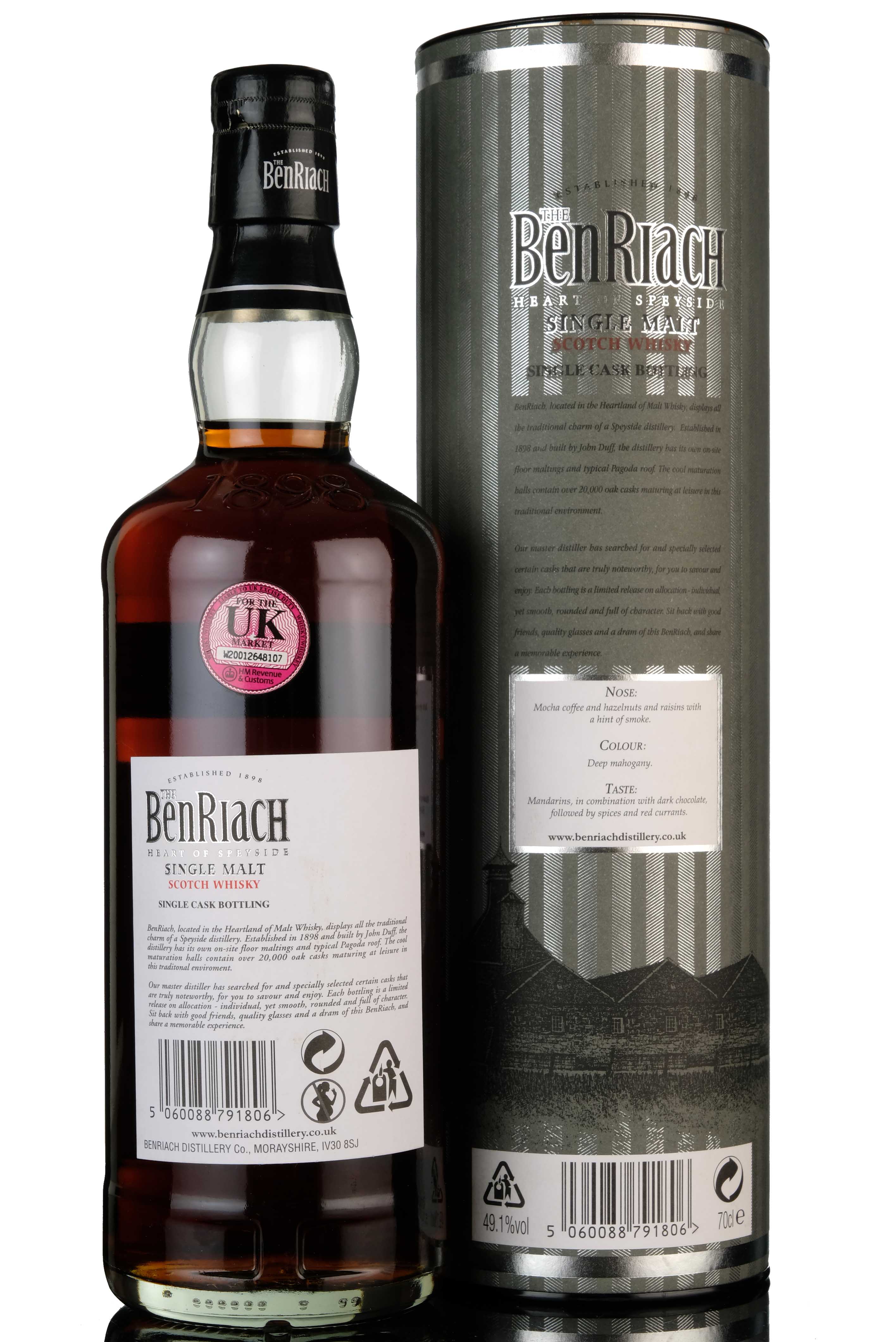Benriach 1970-2009 - 38 Year Old - Single Cask 1035