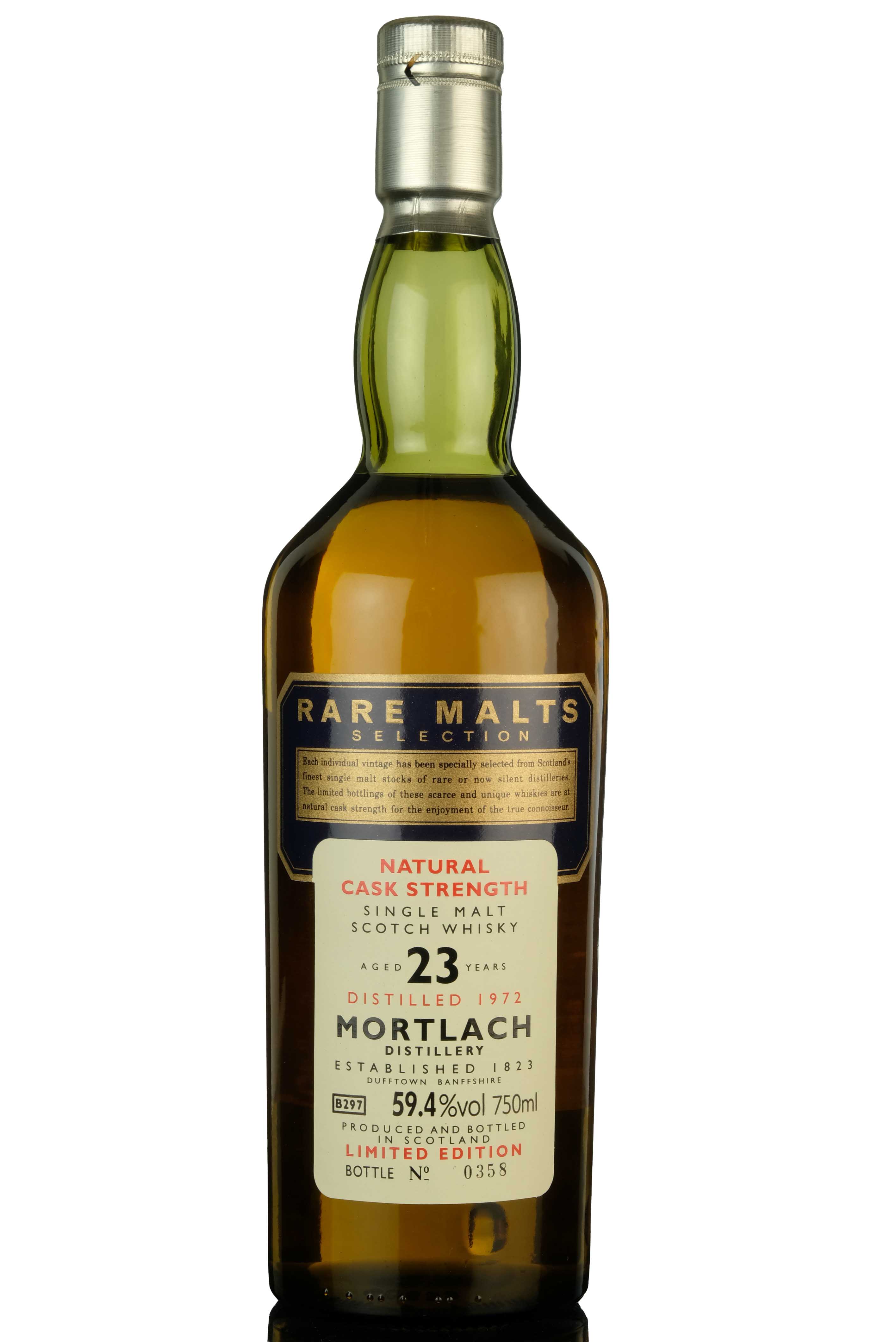 Mortlach 1972 - 23 Year Old - Rare Malts 59.4%