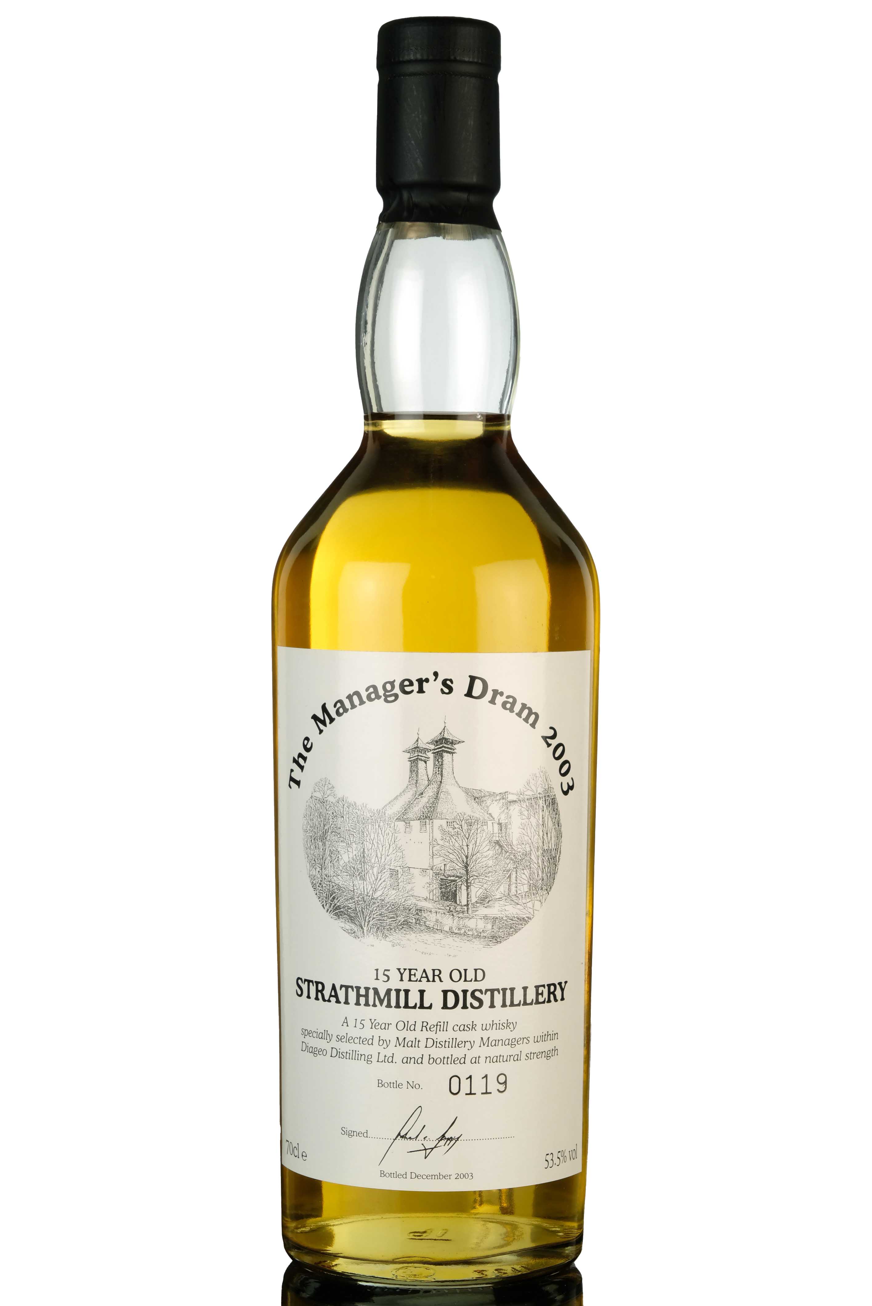 Strathmill 15 Year Old - Managers Dram 2003