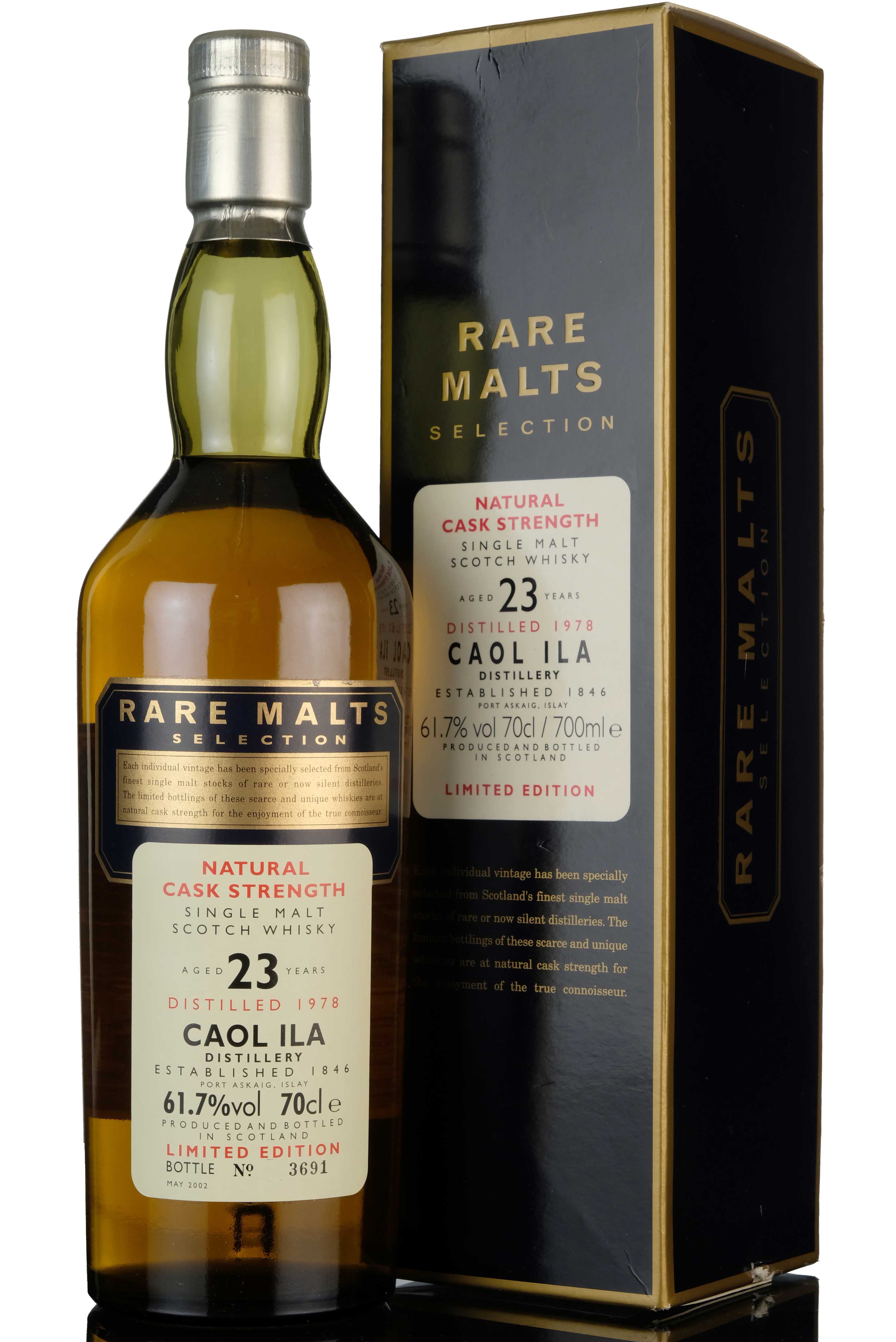 Caol Ila 1978-2002 - 23 Year Old - Rare Malts 61.7%