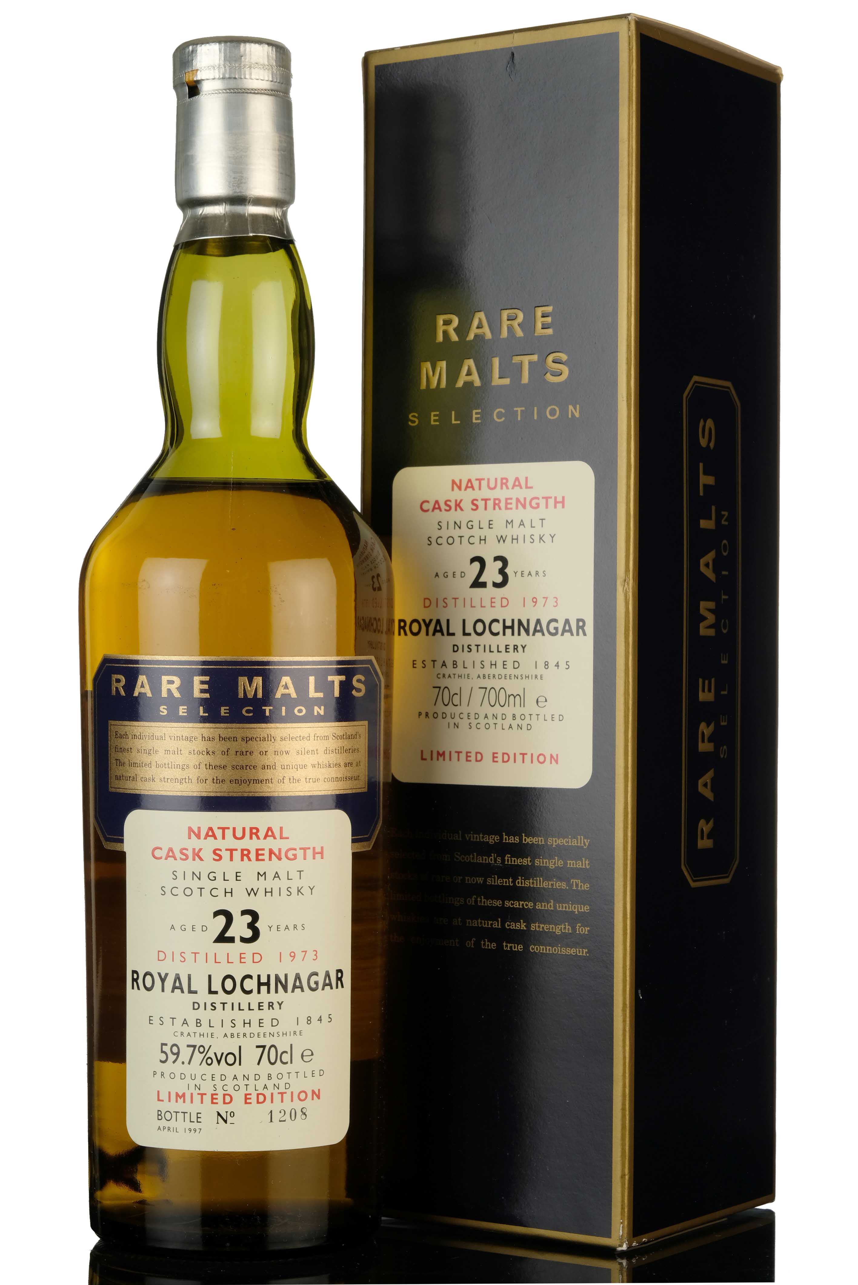 Royal Lochnagar 1973-1997 - 23 Year Old - Rare Malts 59.7%