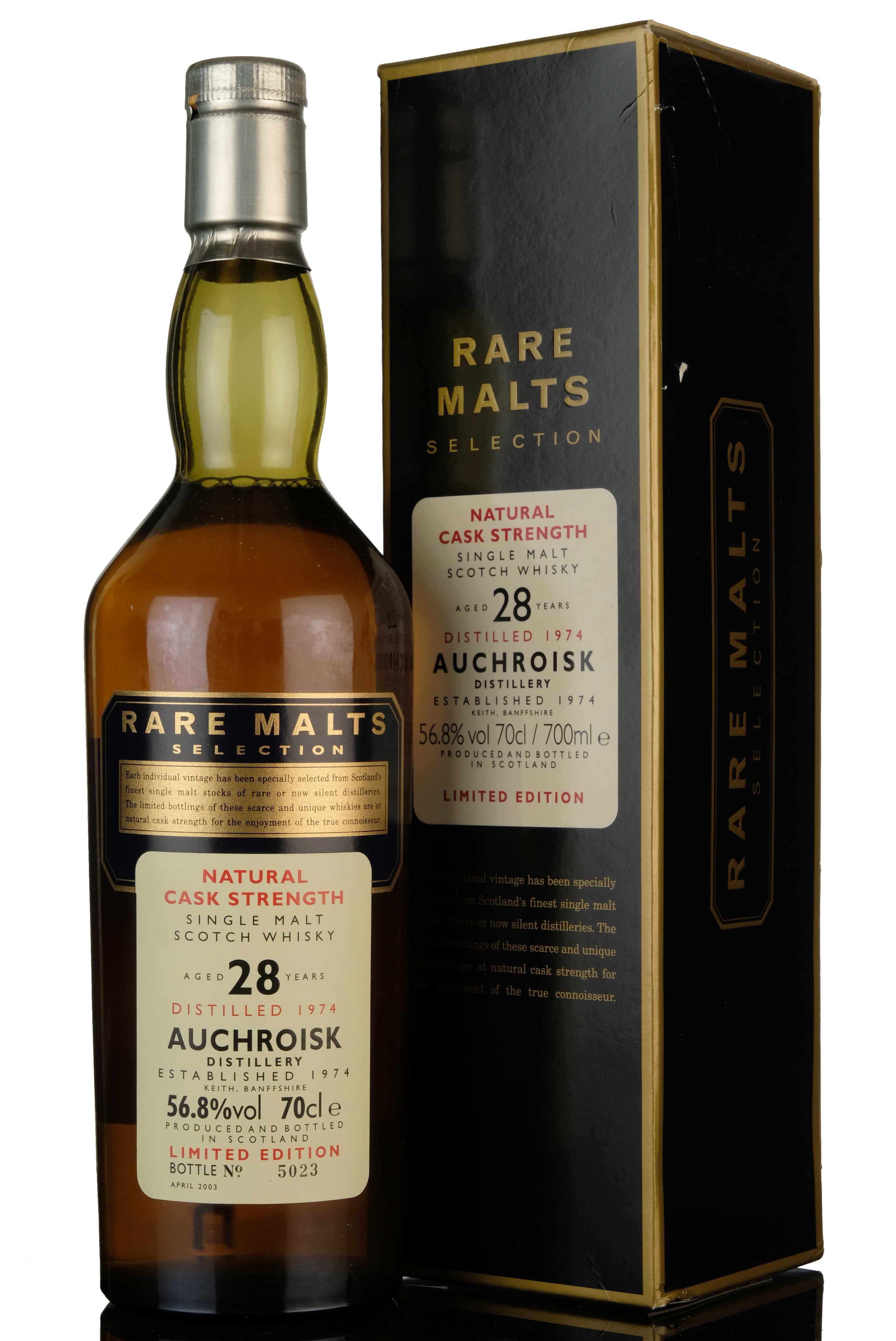 Auchroisk 1974-2003 - 28 Year Old - Rare Malts 56.8%