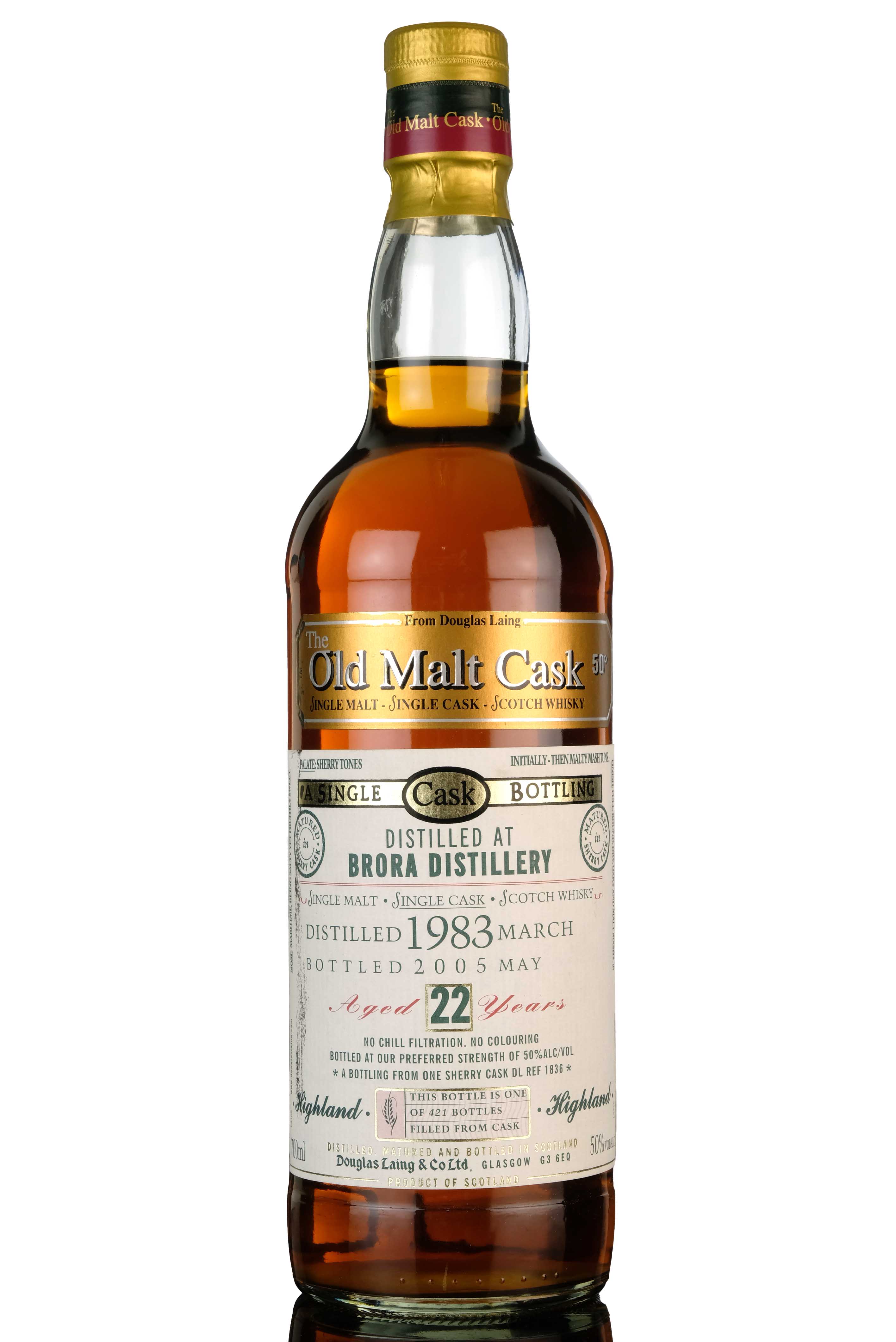 Brora 1983-2005 - 22 Year Old - Douglas Laing - Old Malt Cask