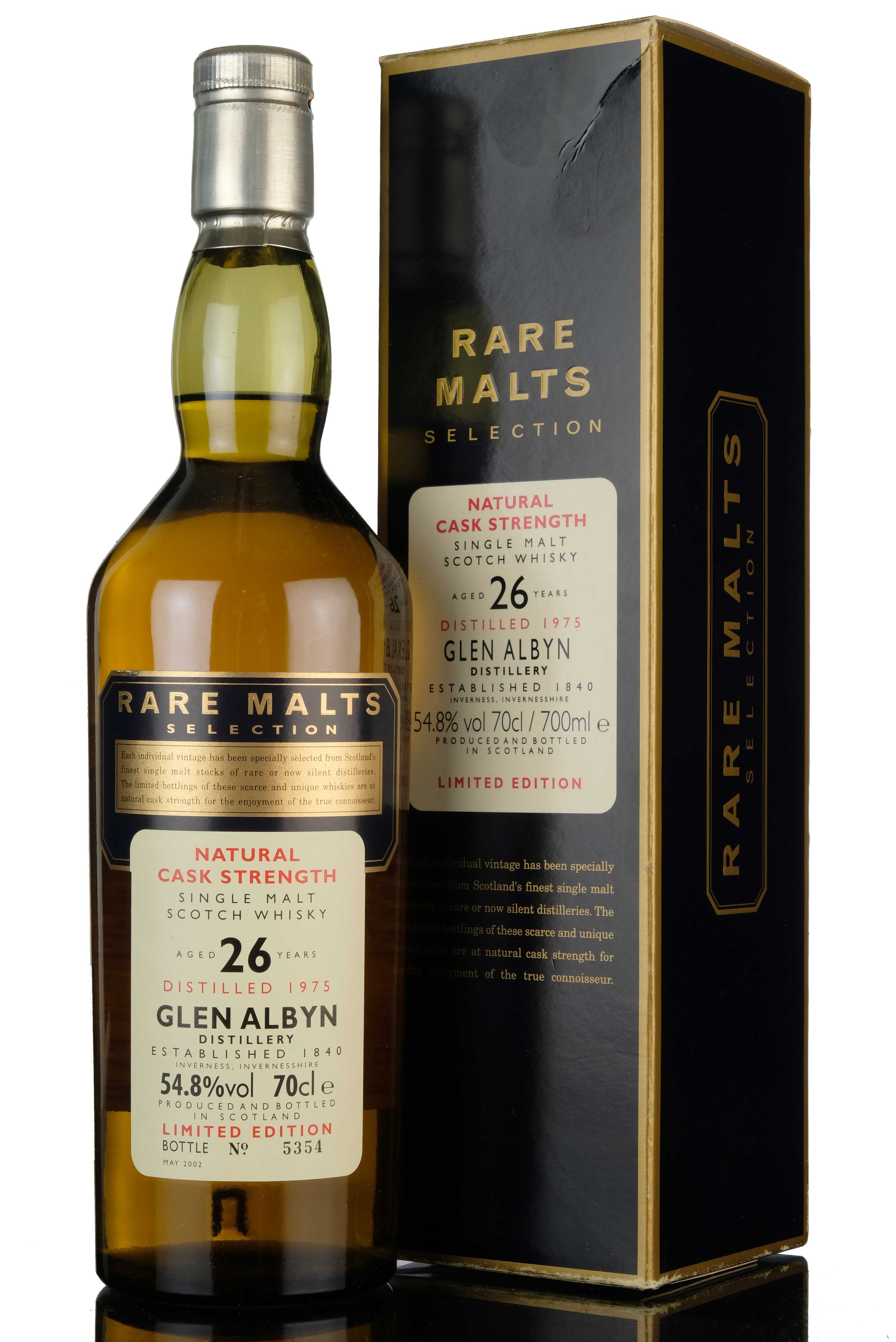 Glen Albyn 1975-2002 - 26 Year Old - Rare Malts 54.8%