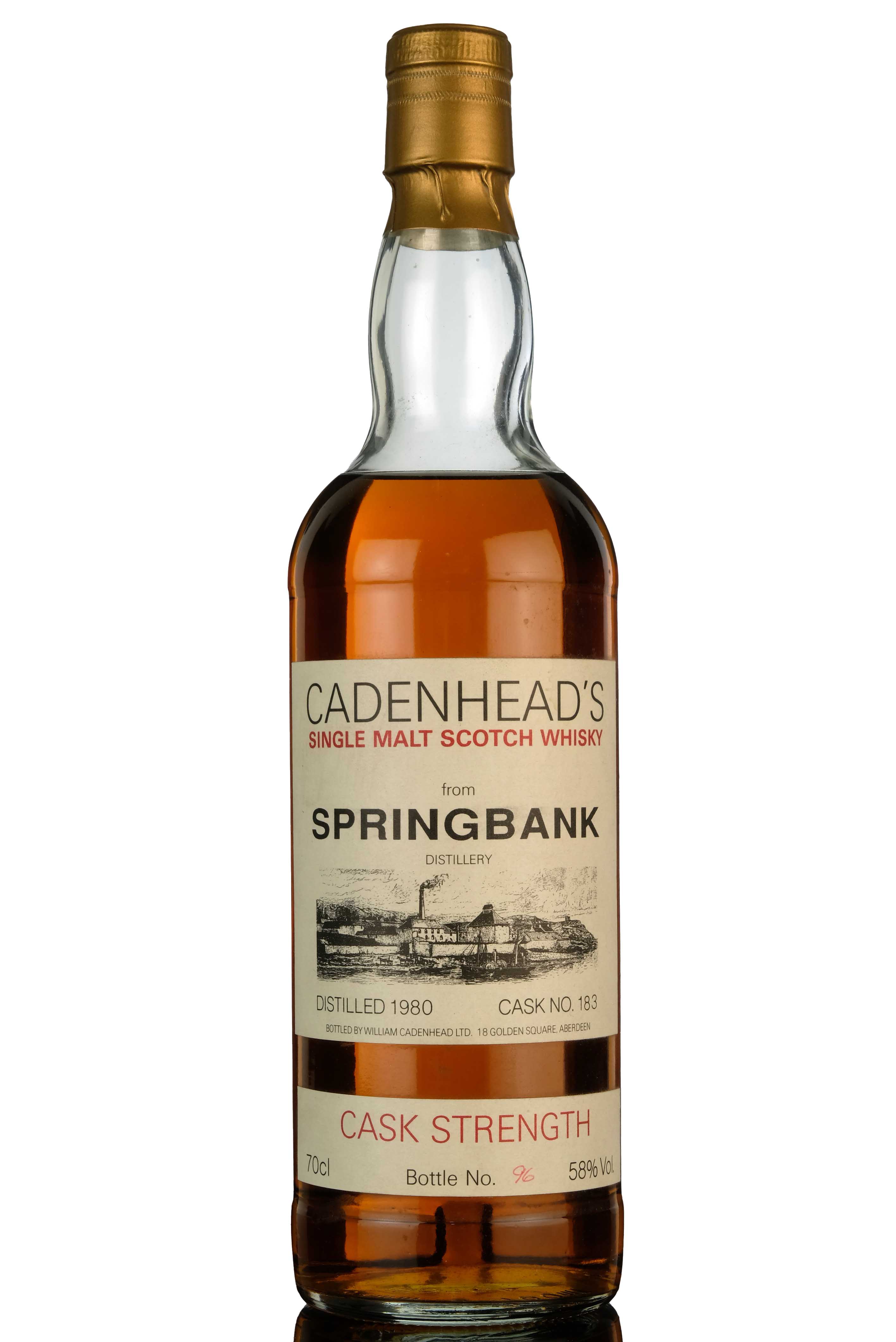 Springbank 1980 - Cadenheads Cask Strength - Single Cask 183