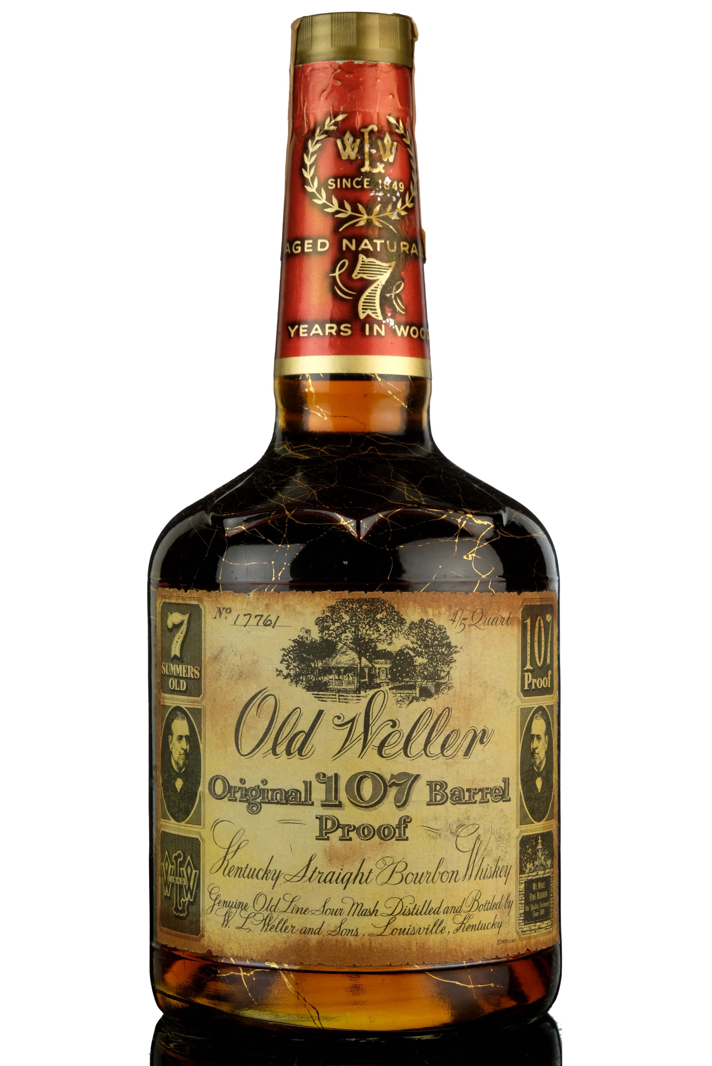 Old Weller 7 Year Old - Kentucky Straight Bourbon Whiskey - 107 Proof