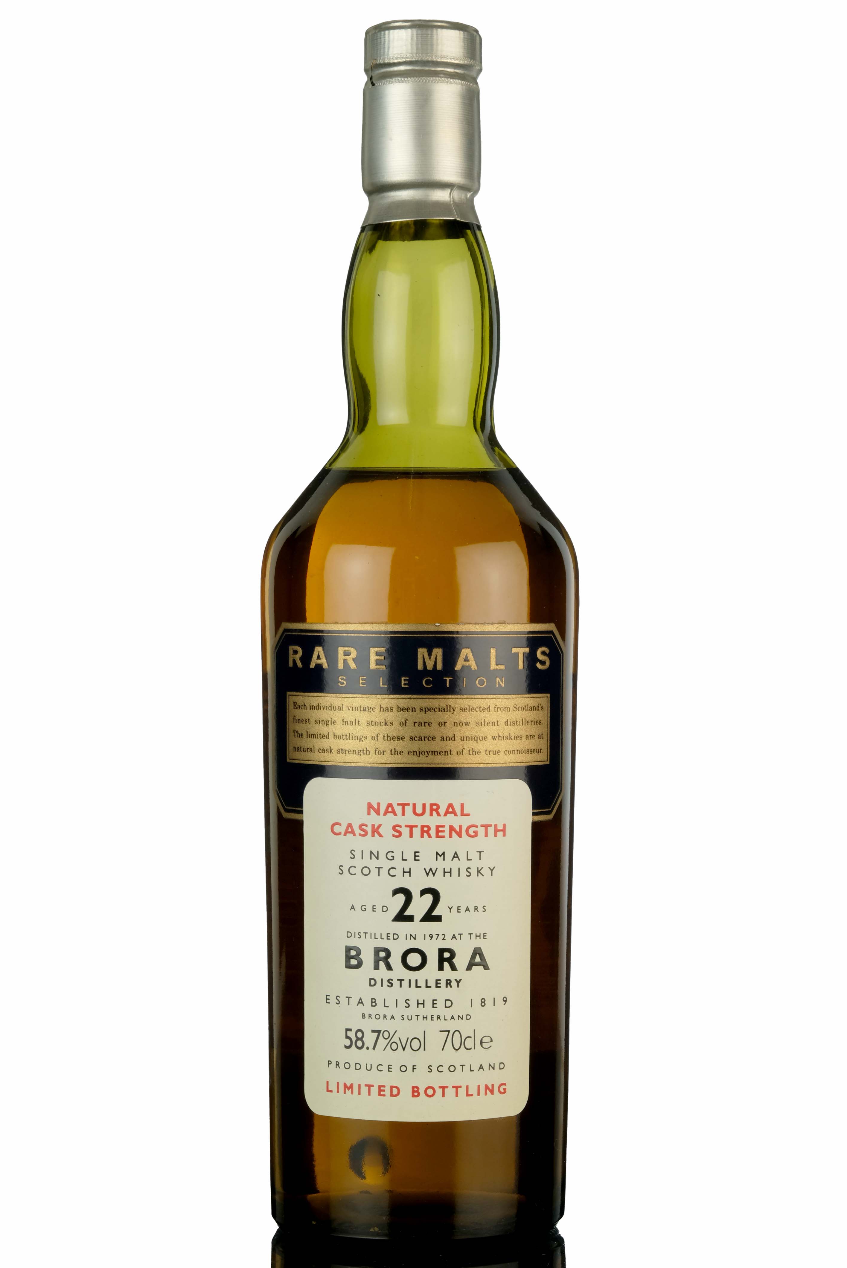 Brora 1972 - 22 Year Old - Rare Malts 58.7%