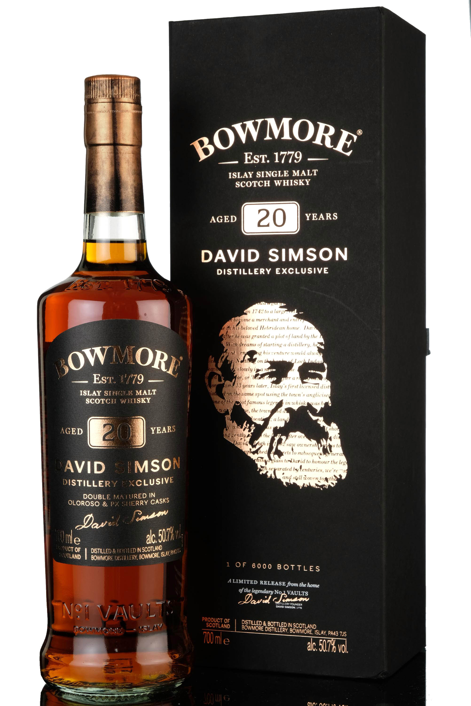 Bowmore 20 Year Old - David Simson Distillery Exclusive