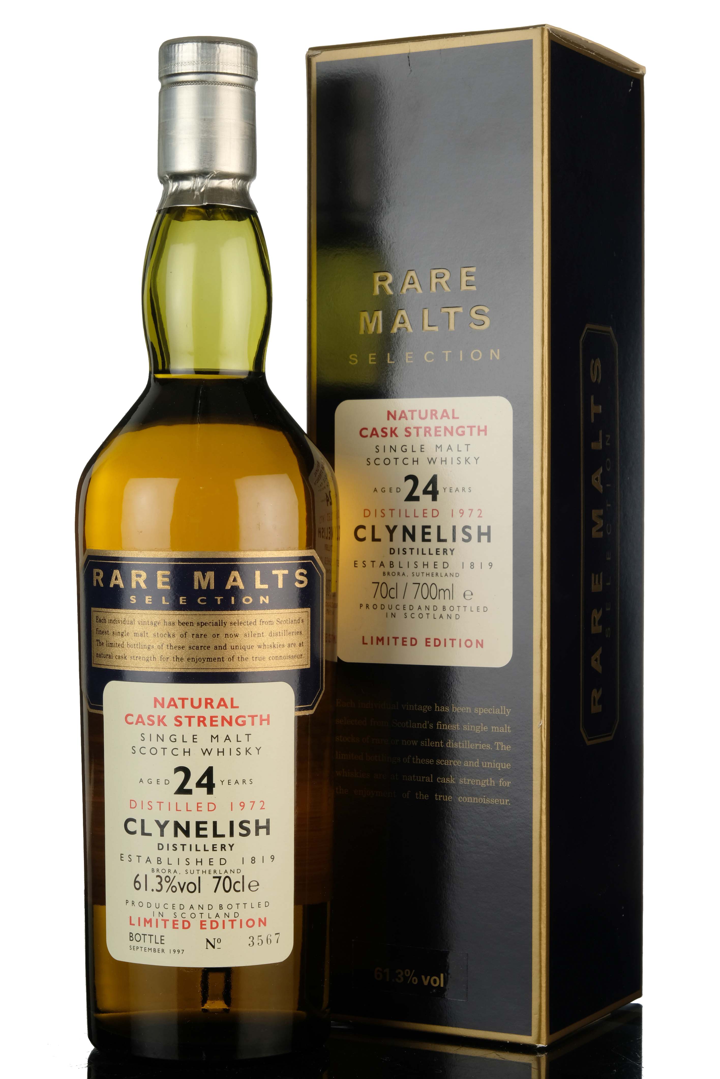 Clynelish 1972-1997 - 24 Year Old - Rare Malts 61.3%