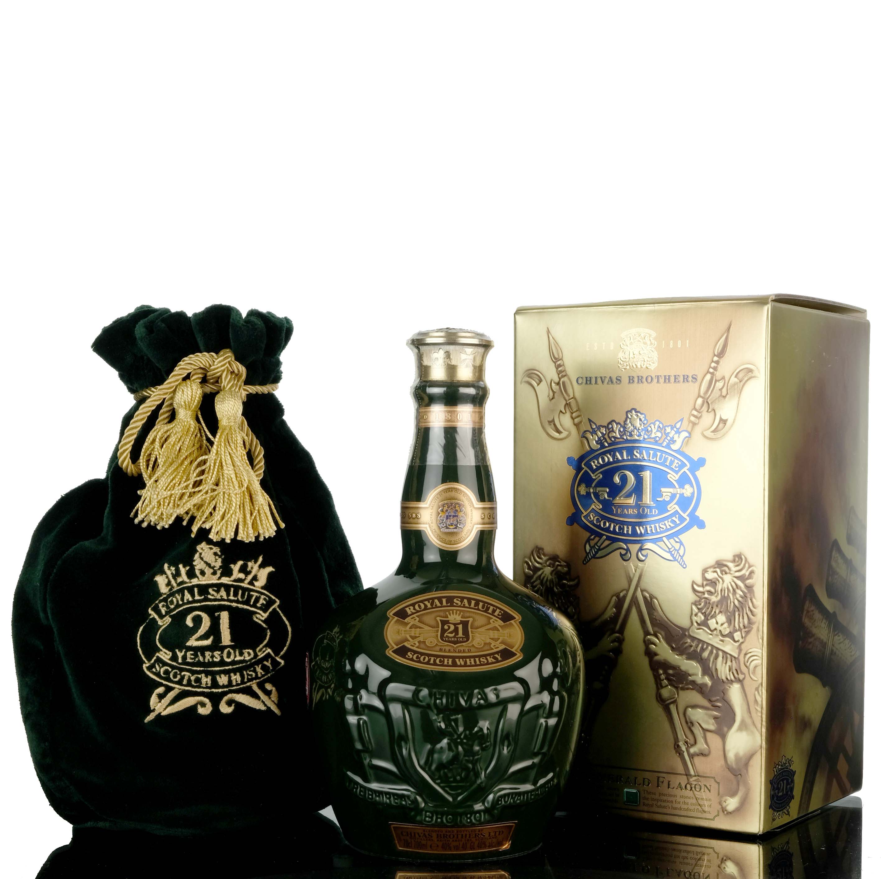 Royal Salute 21 Year Old - Green Decanter