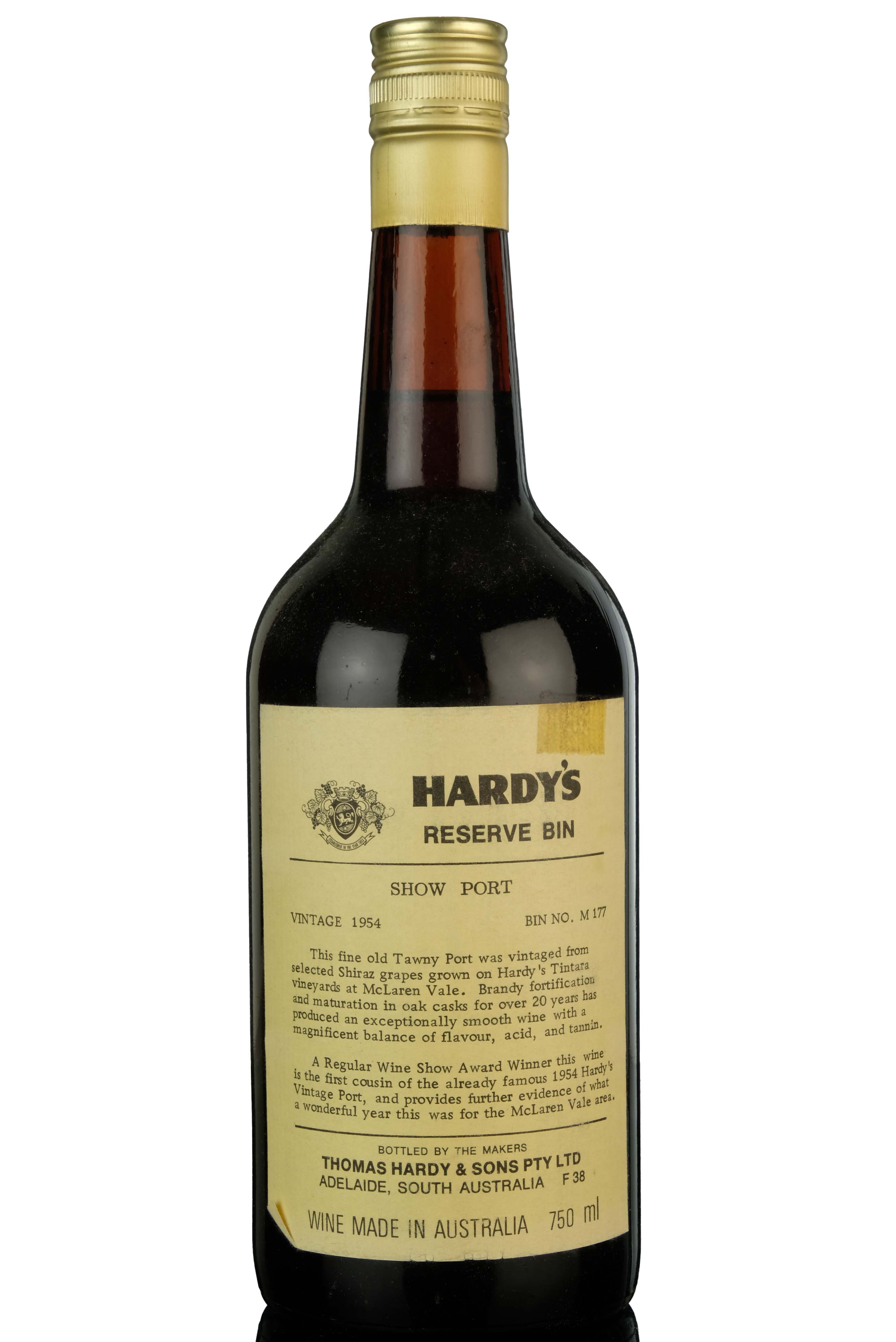 Thomas Hardy 1954 Port