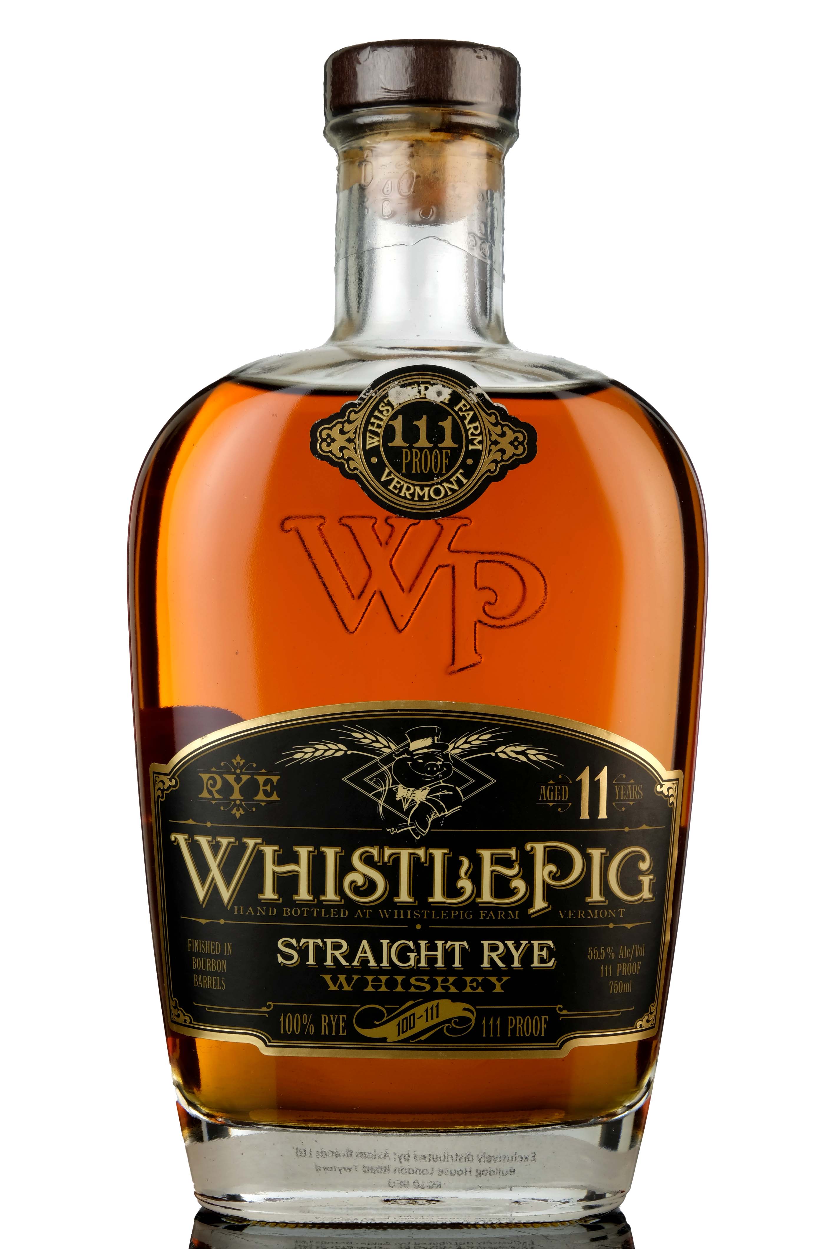WhistlePig 11 Year Old - 111 Proof - Straight Rye Whiskey