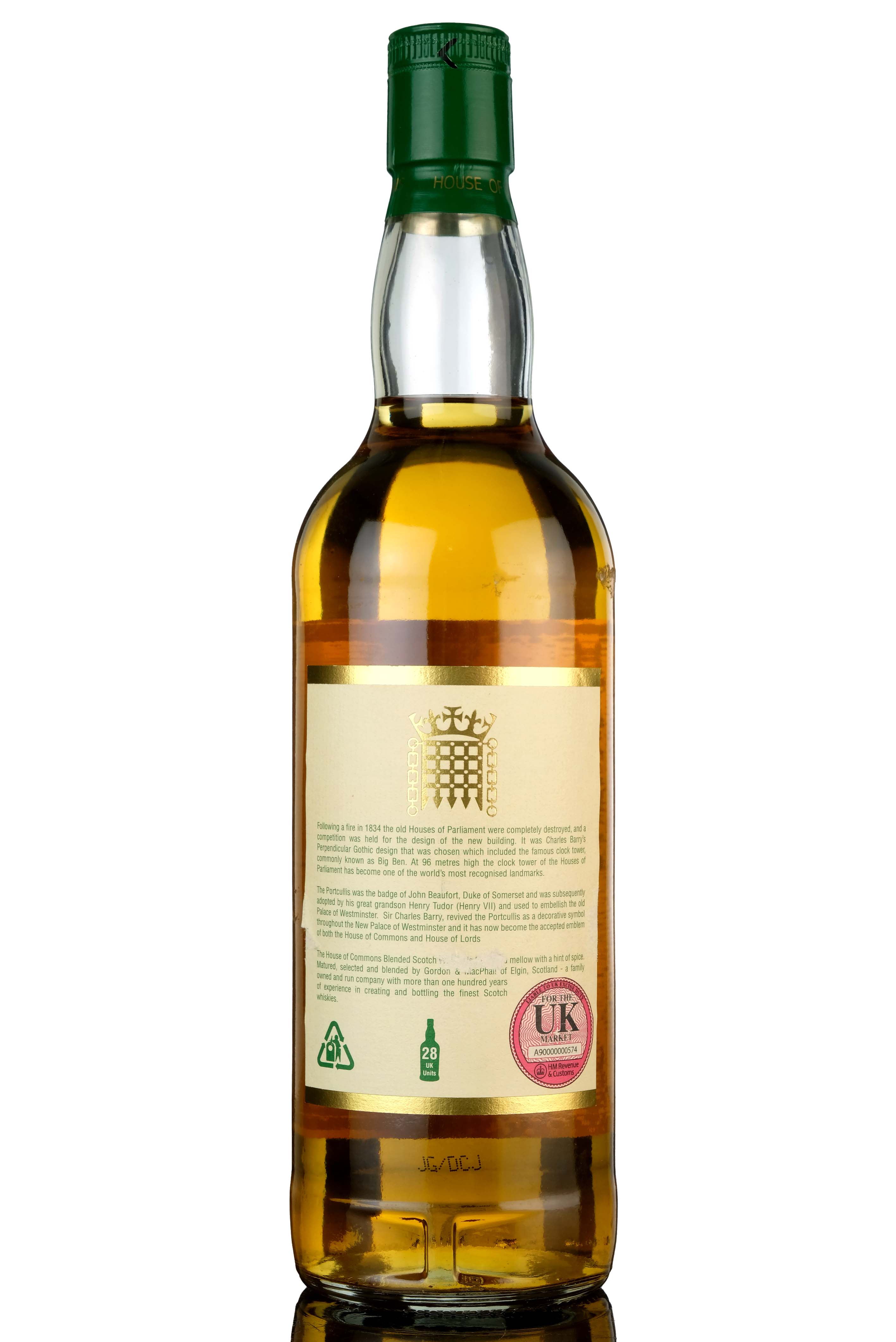 House Of Commons - Signed Bottle