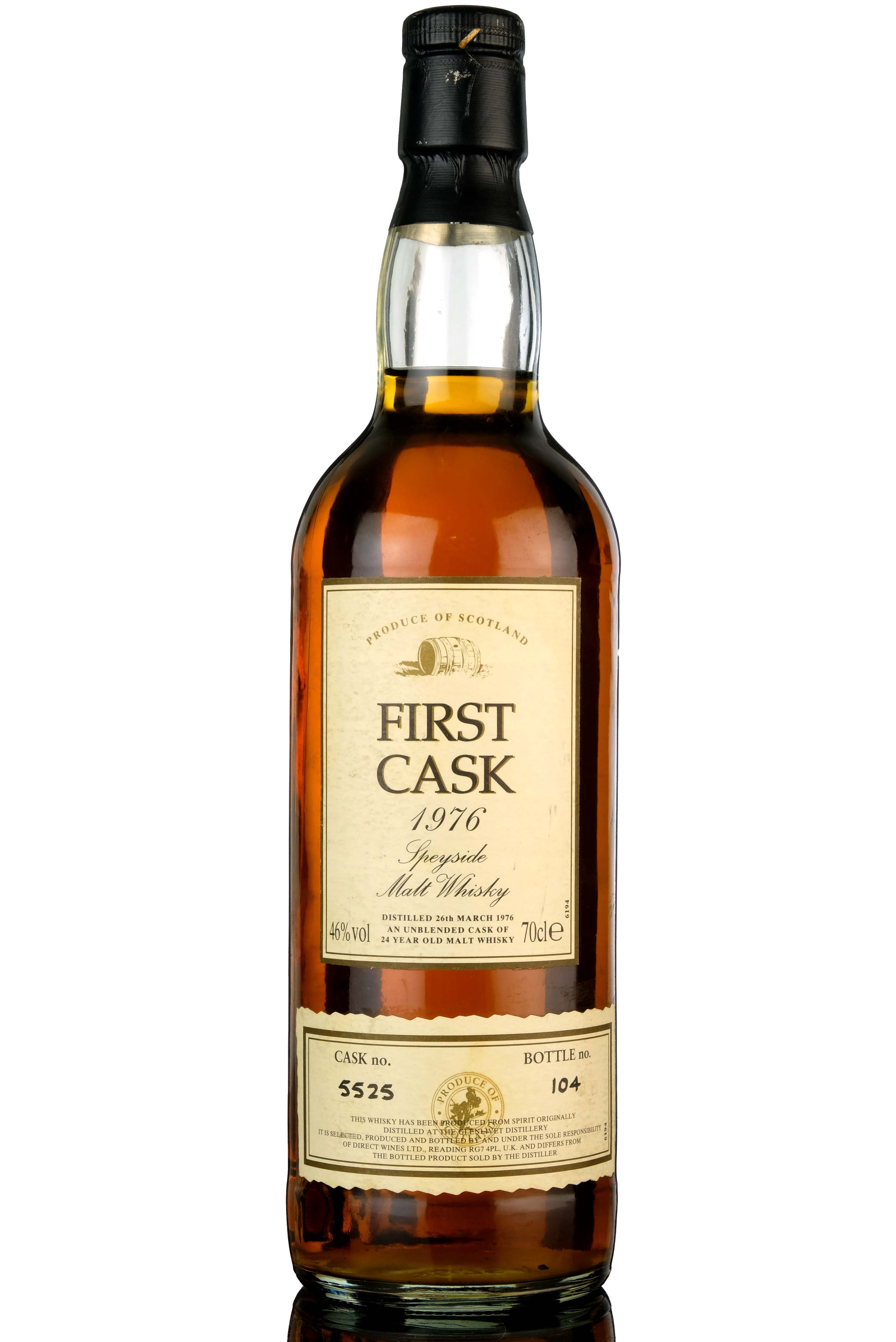 Glenlivet 1976 - 24 Year Old - First Cask 5525