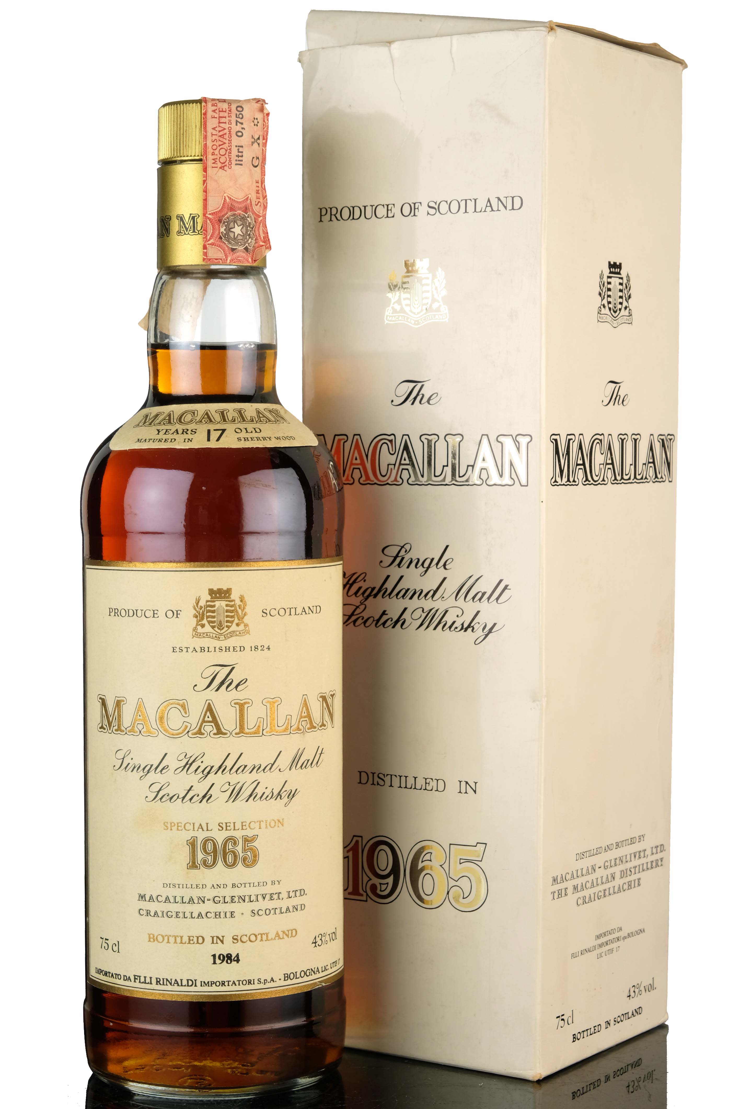 Macallan 1965-1984 - 17 Year Old - Rinaldi Import