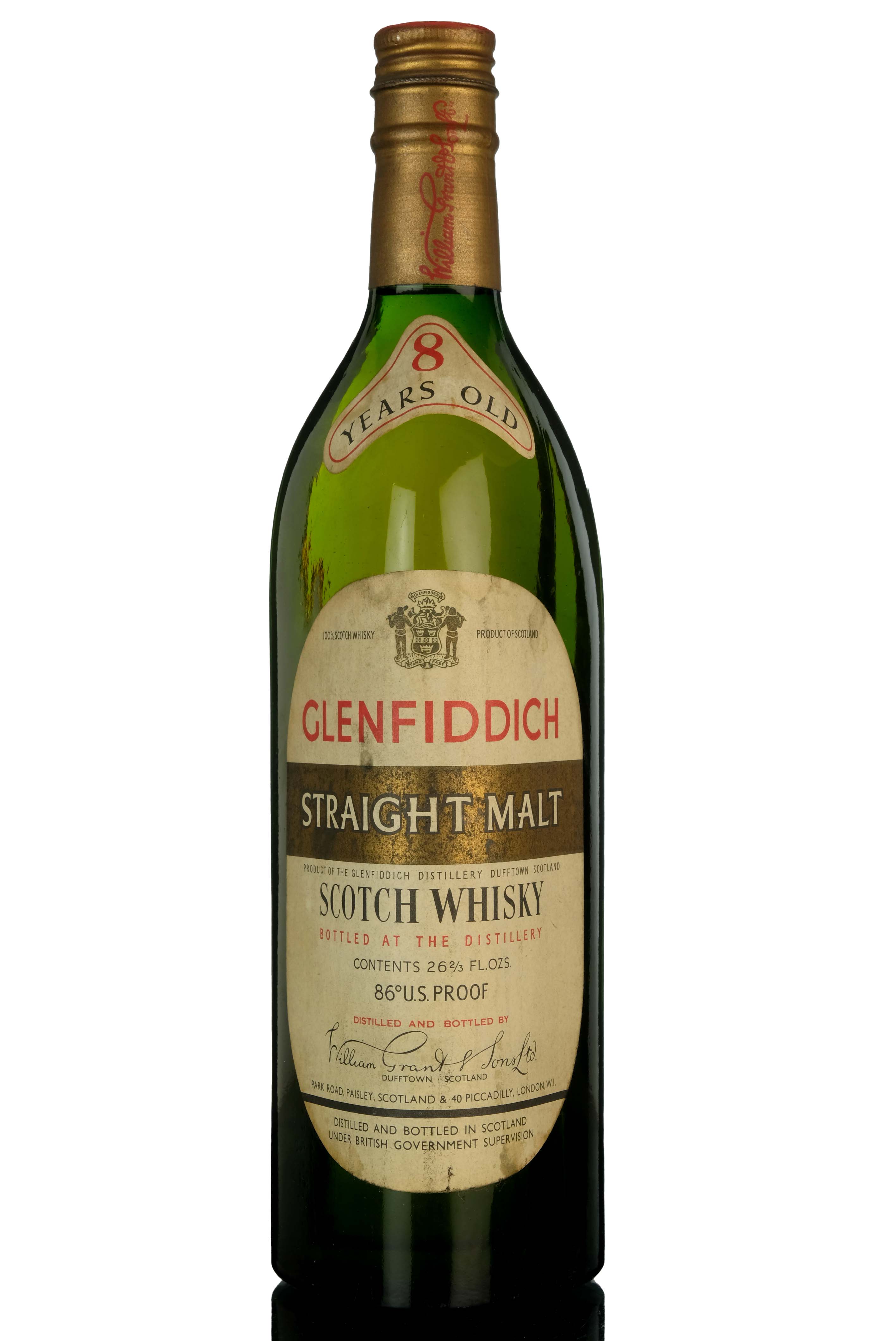 Glenfiddich 8 Year Old - Straight Malt - 1960s