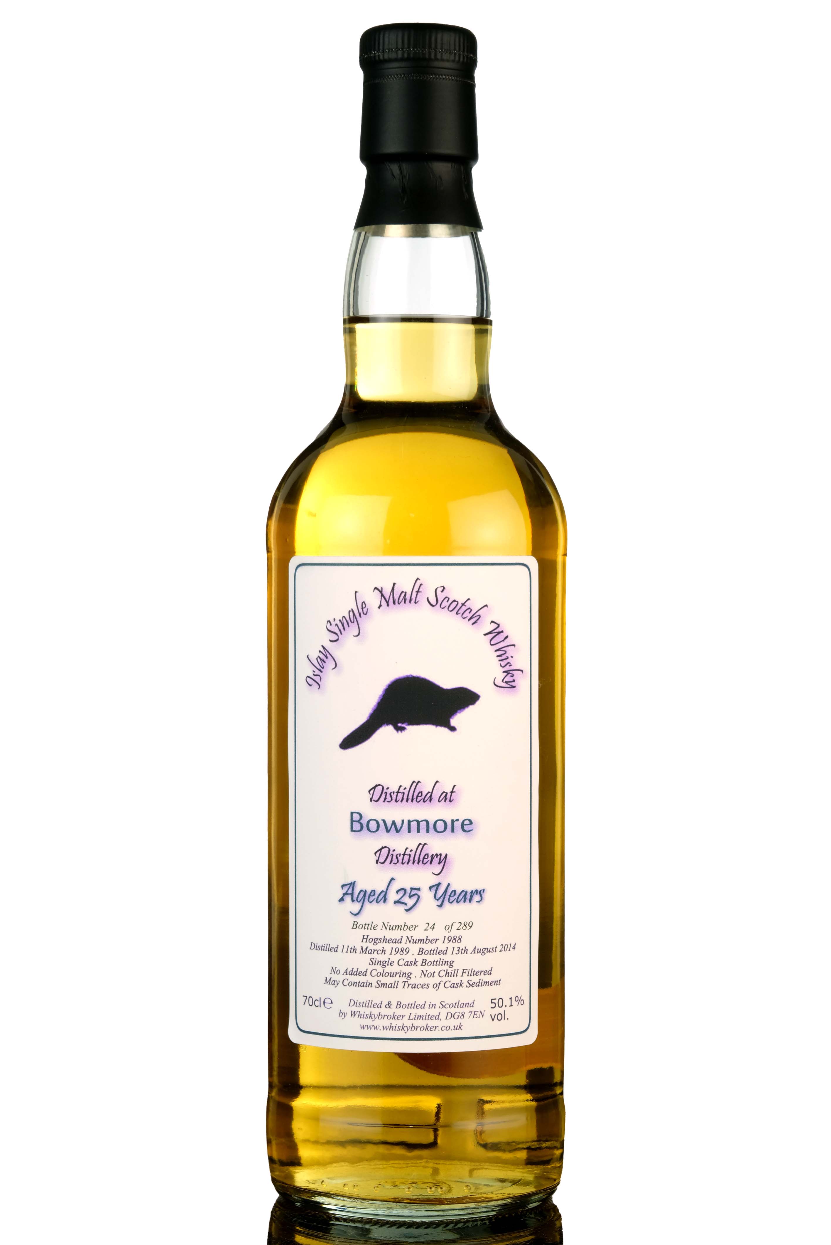 Bowmore 1989-2014 - 25 Year Old - Single Cask 1988 - The Whisky Broker