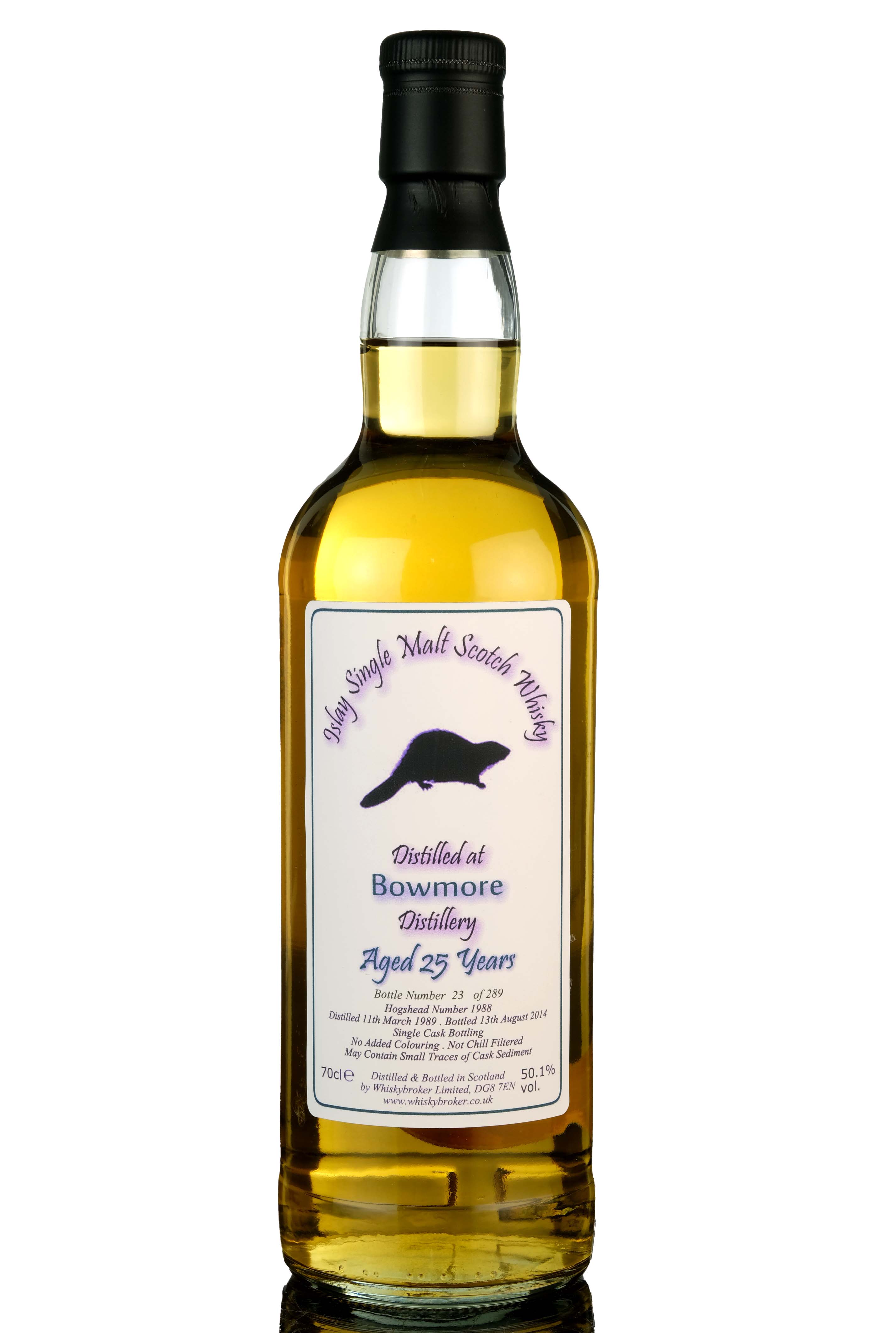 Bowmore 1989-2014 - 25 Year Old - Single Cask 1988 - The Whisky Broker