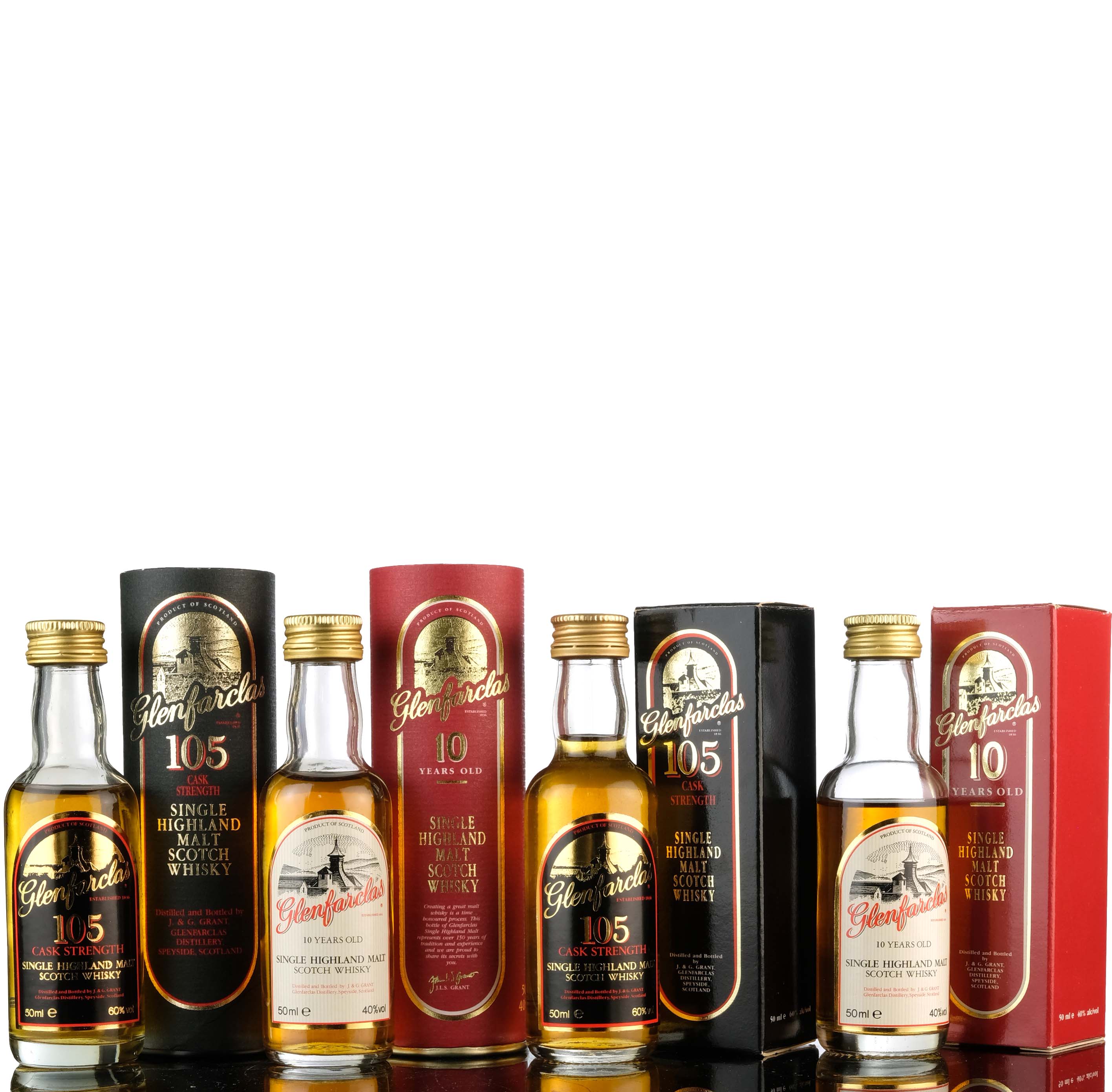 4 x Glenfarclas Miniatures