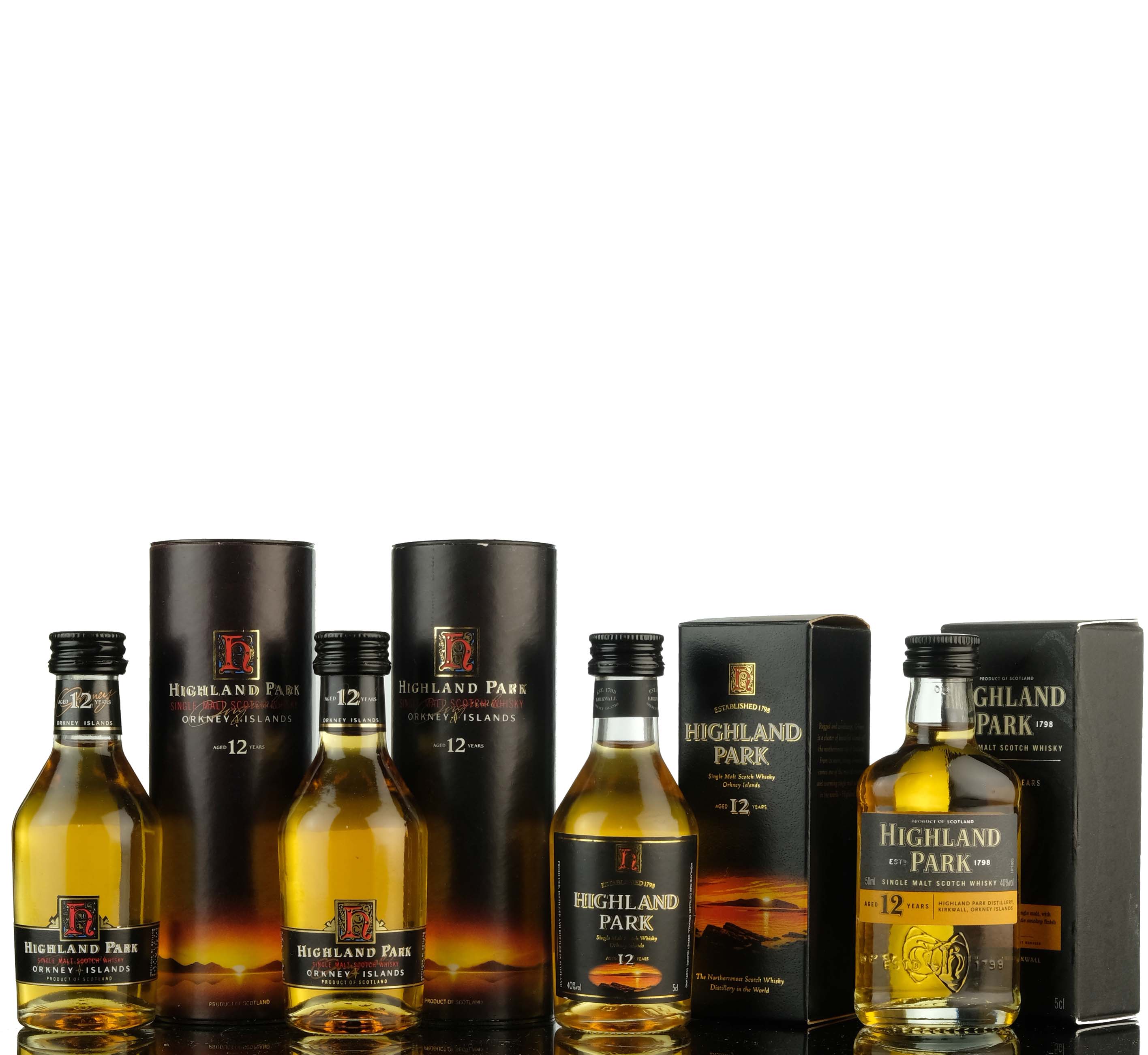 4 x Highland Park Miniatures