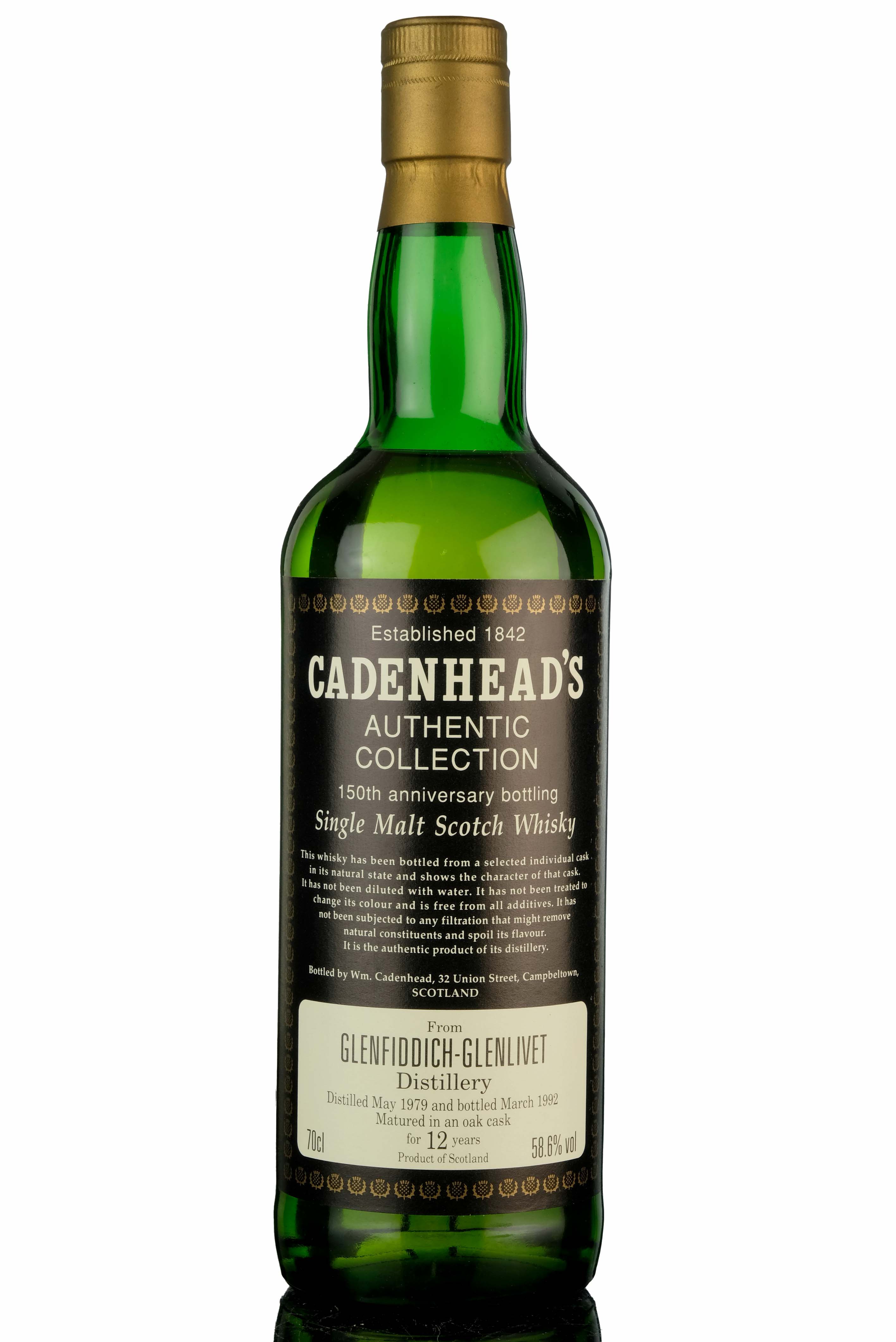 Glenfiddich-Glenlivet 1979-1992 - 12 Year Old - Cadenheads Authentic Collection