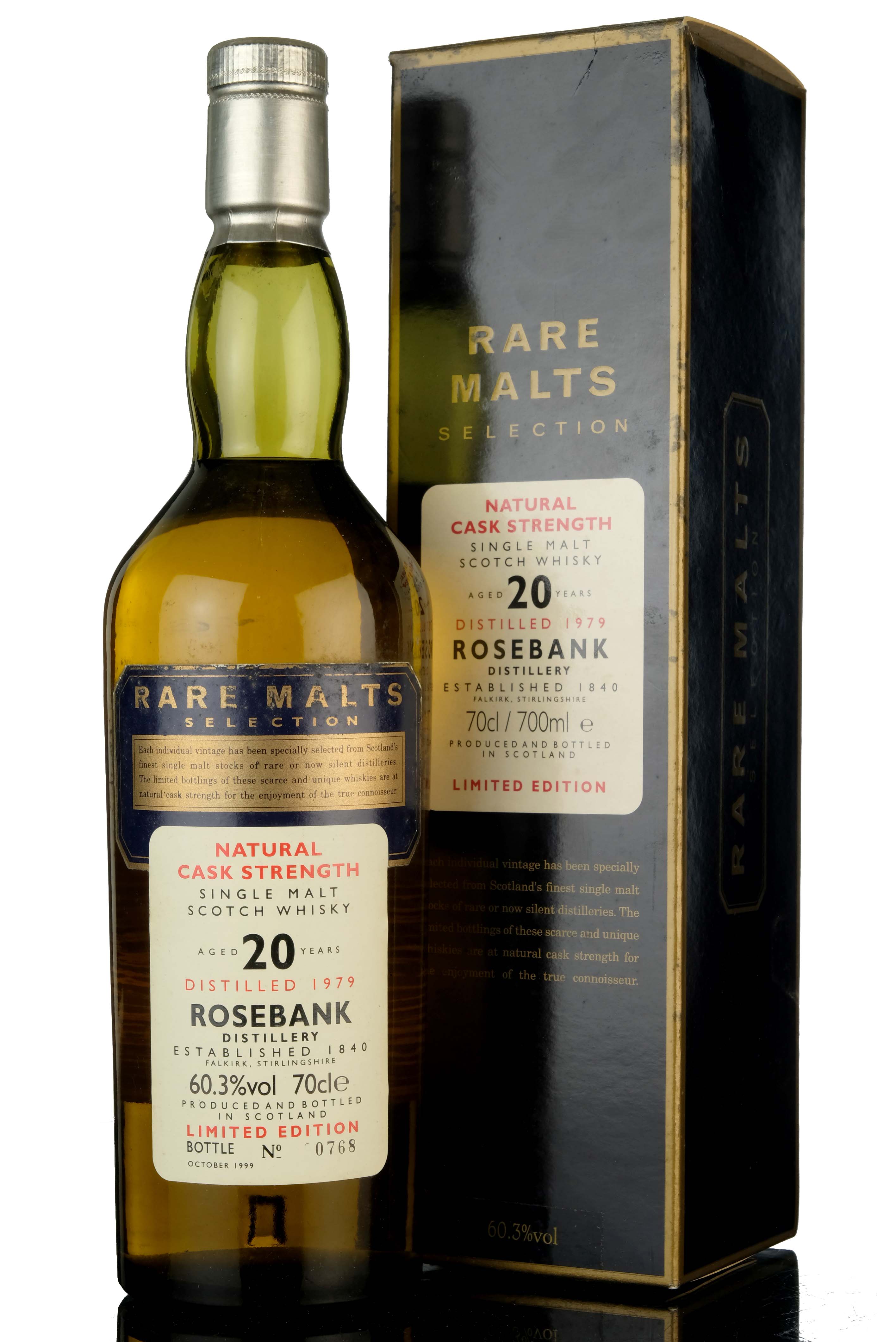 Rosebank 1979-1999 - 20 Year Old - Rare Malts 60.3%