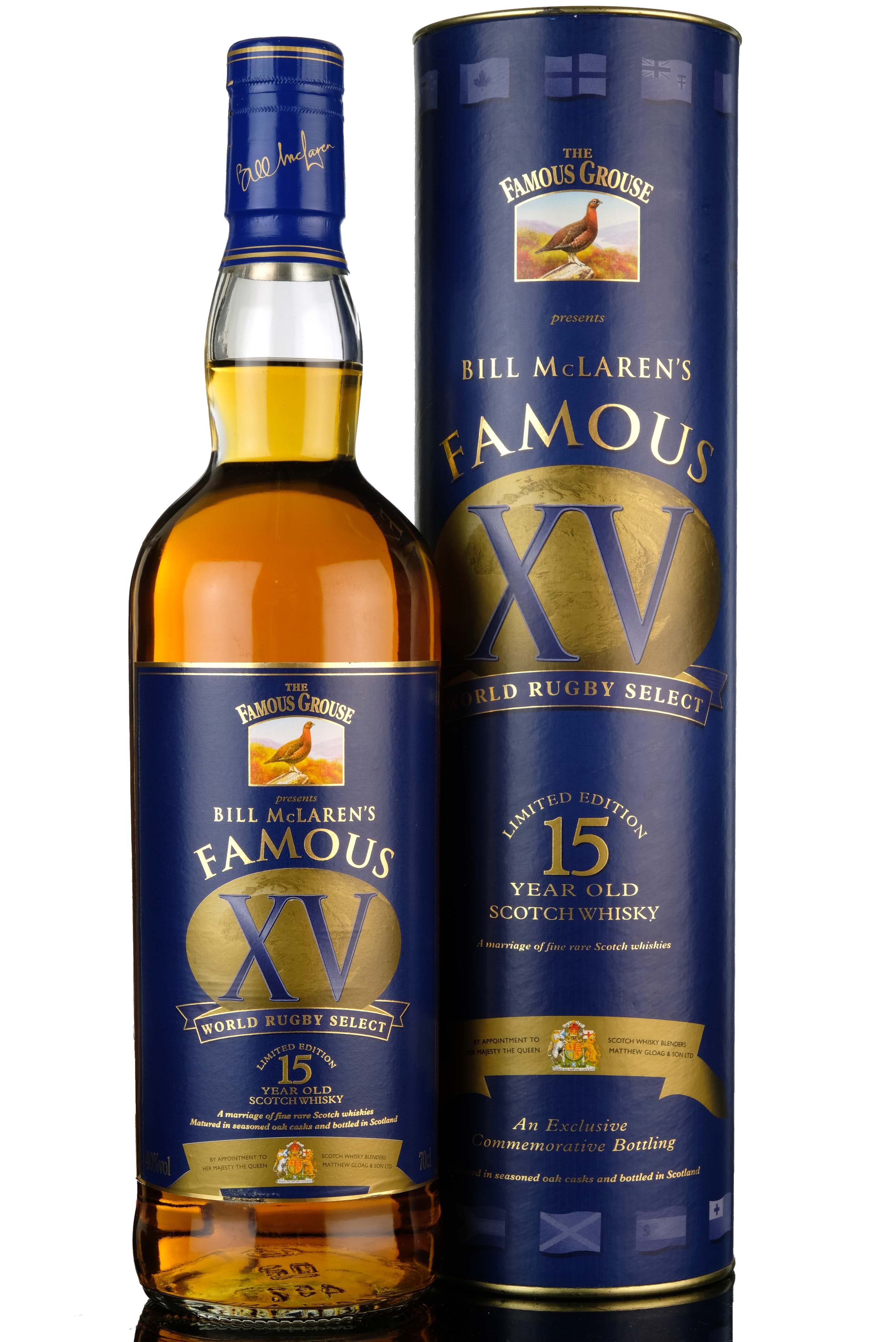 Famous Grouse 15 Year Old - Bill McLarens XV World Rugby Select