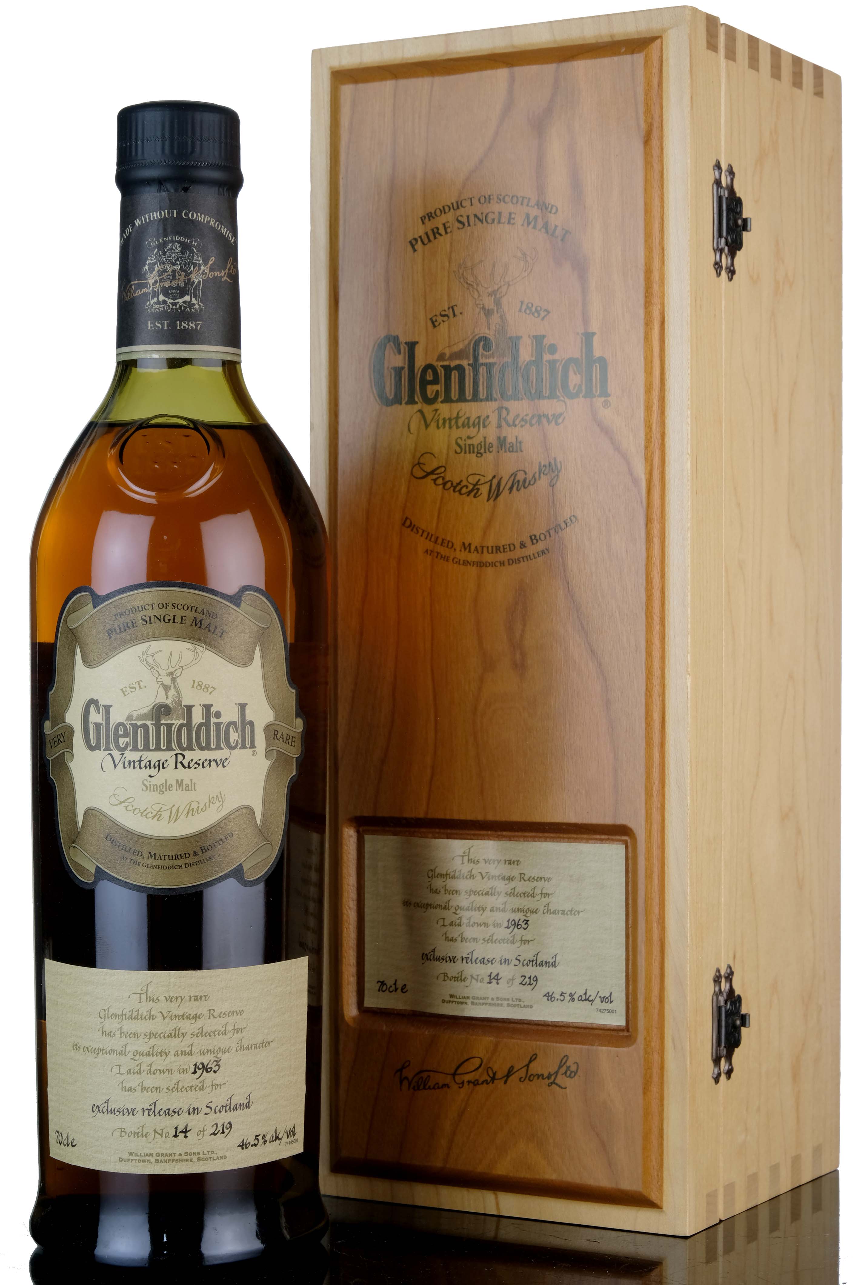 Glenfiddich 1963-2001 - Vintage Reserve - Single Cask 12730 - Scotland Exclusive