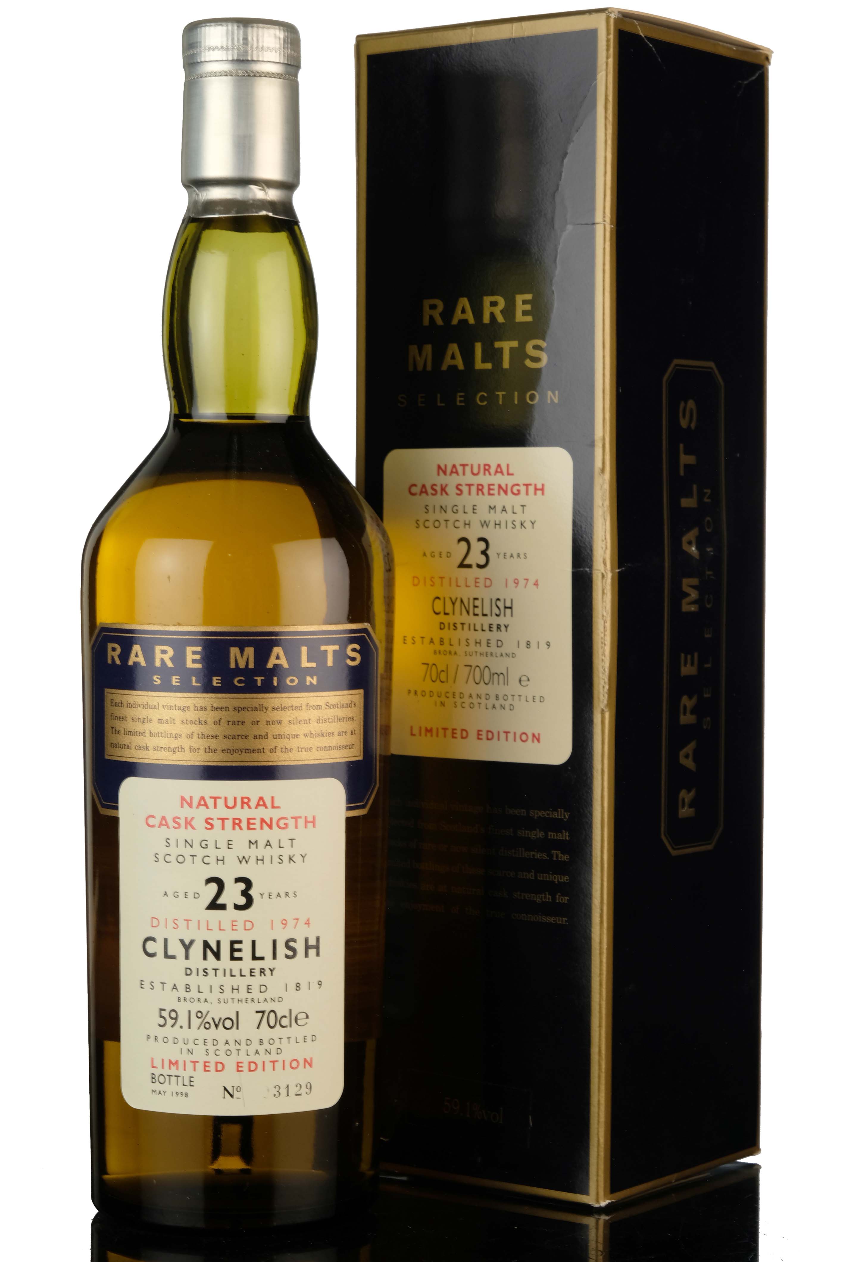 Clynelish 1974-1998 - 23 Year Old - Rare Malts 59.1%