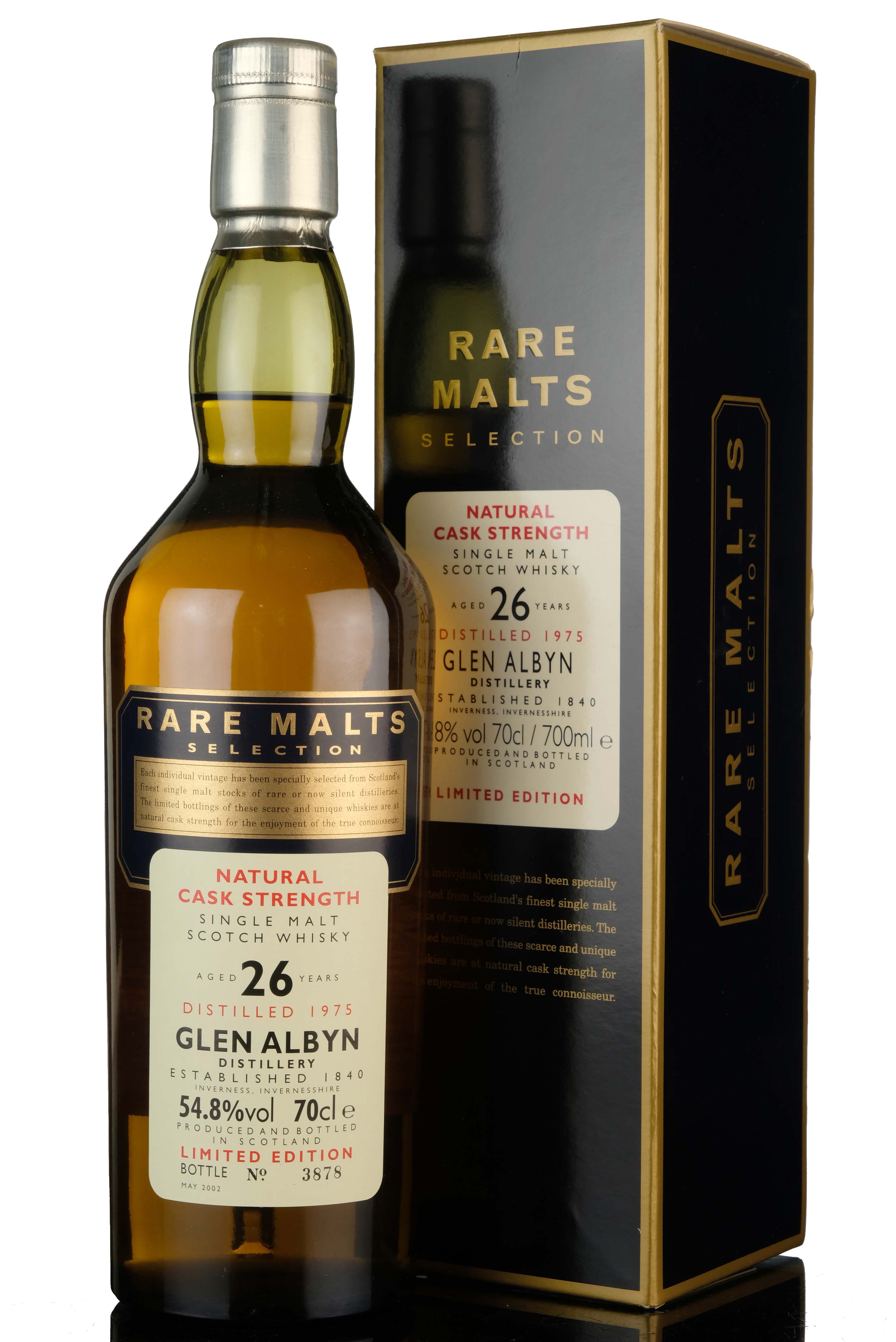 Glen Albyn 1975-2002 - 26 Year Old - Rare Malts 54.8%