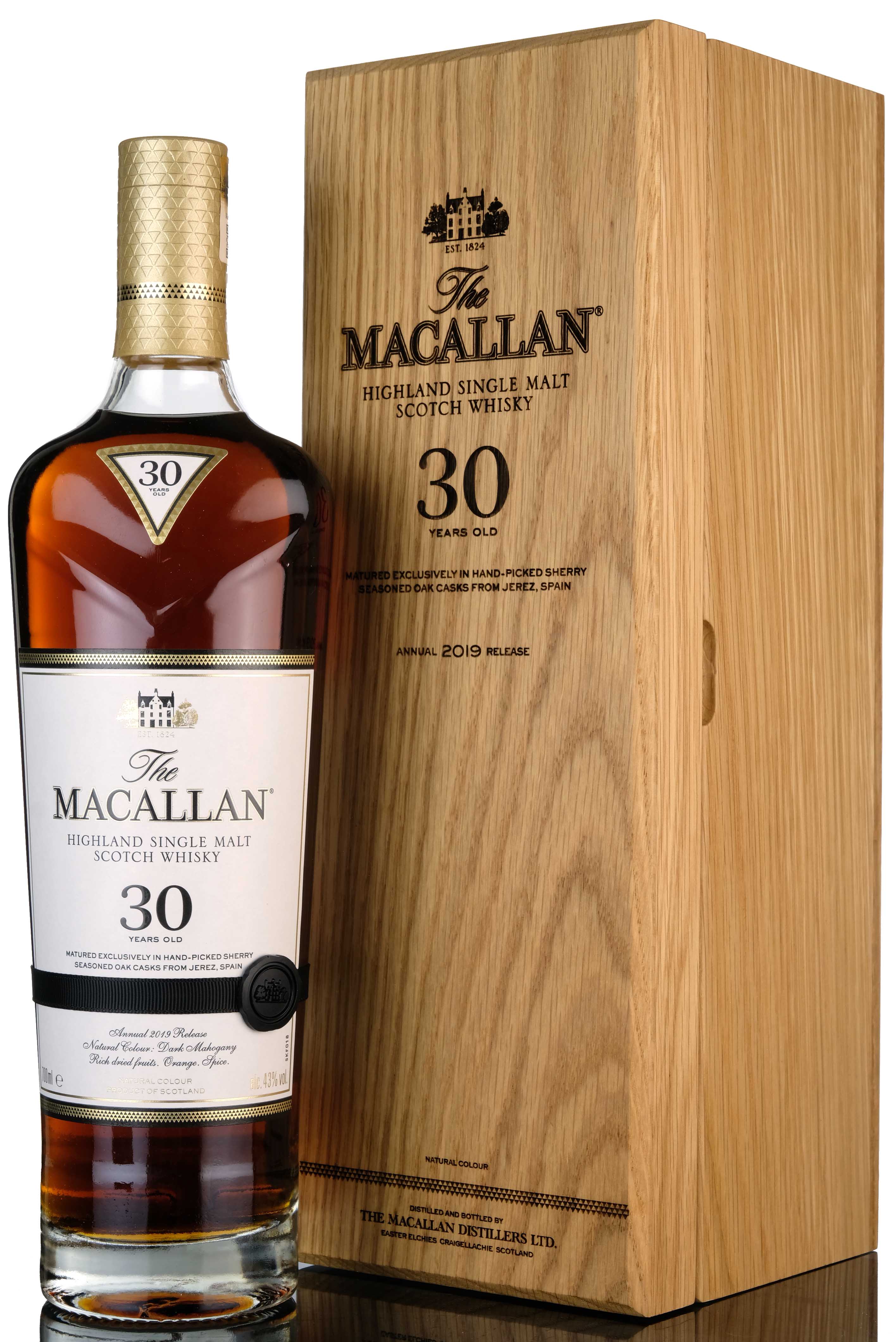 Macallan 30 Year Old - Sherry Cask - 2019 Release