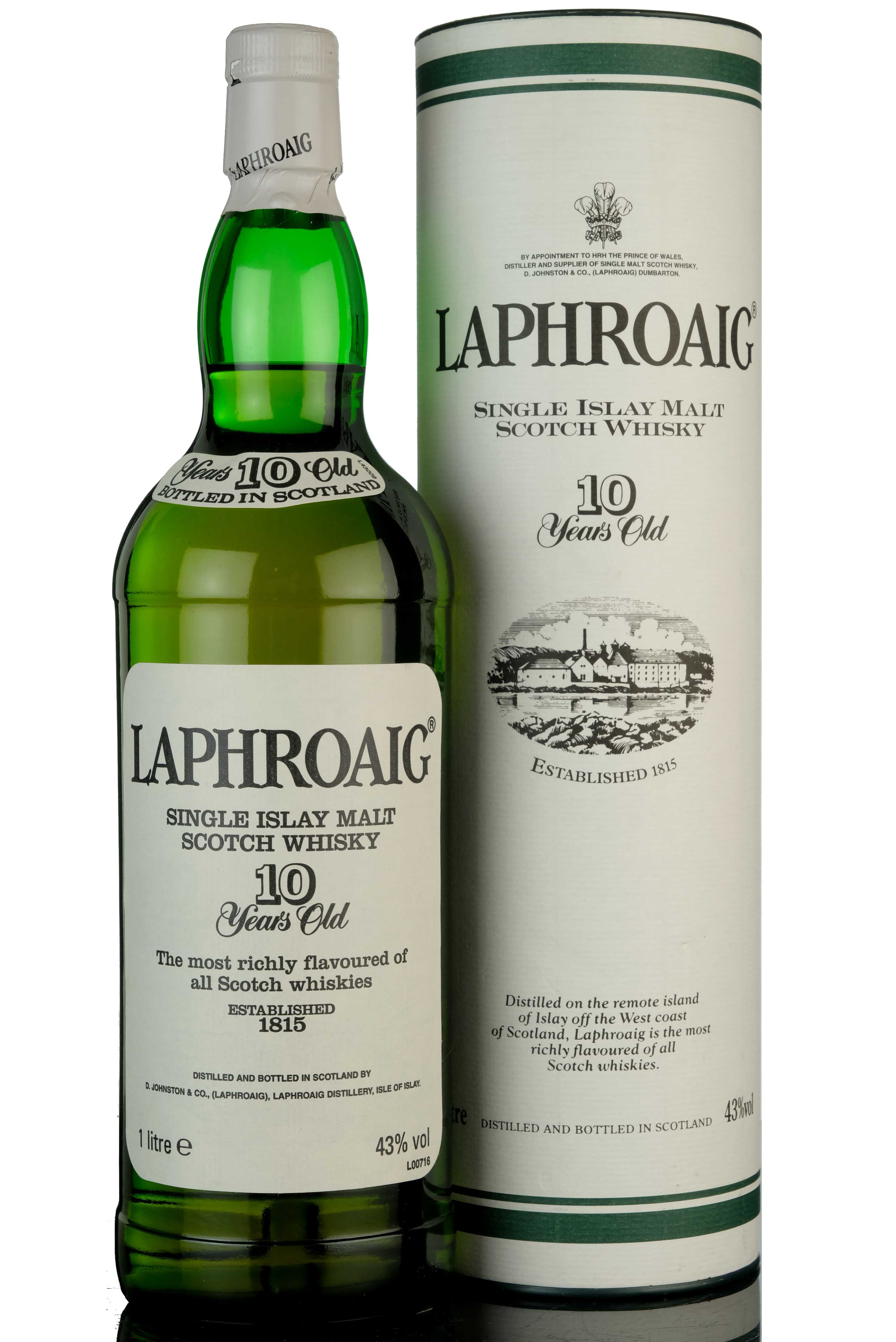 Laphroaig 10 Year Old - 2000 Release - 1 Litre