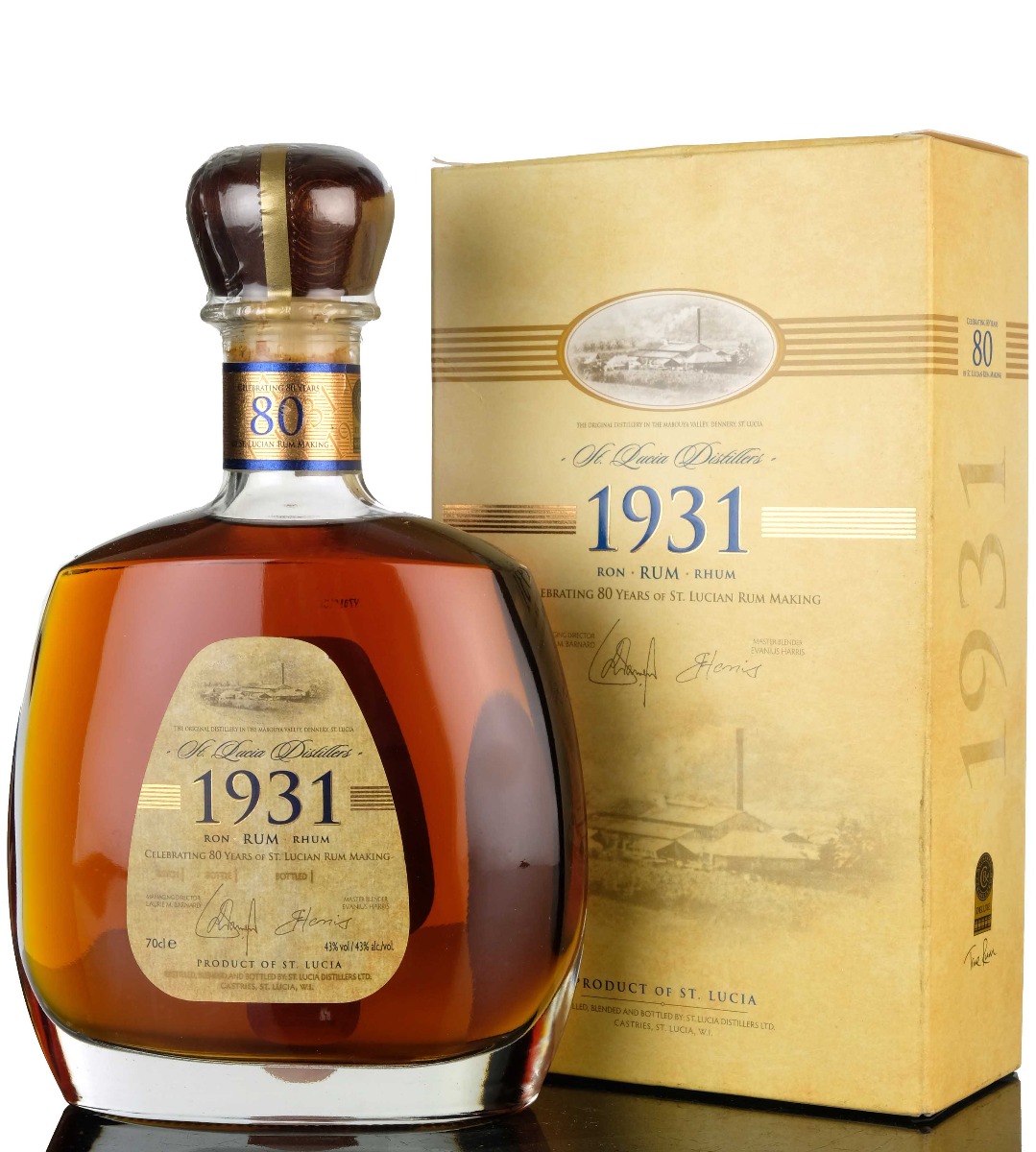 St Lucia Distillers 1931 Rum - Celebrating 80 Years - Batch 1 - 2011 Release