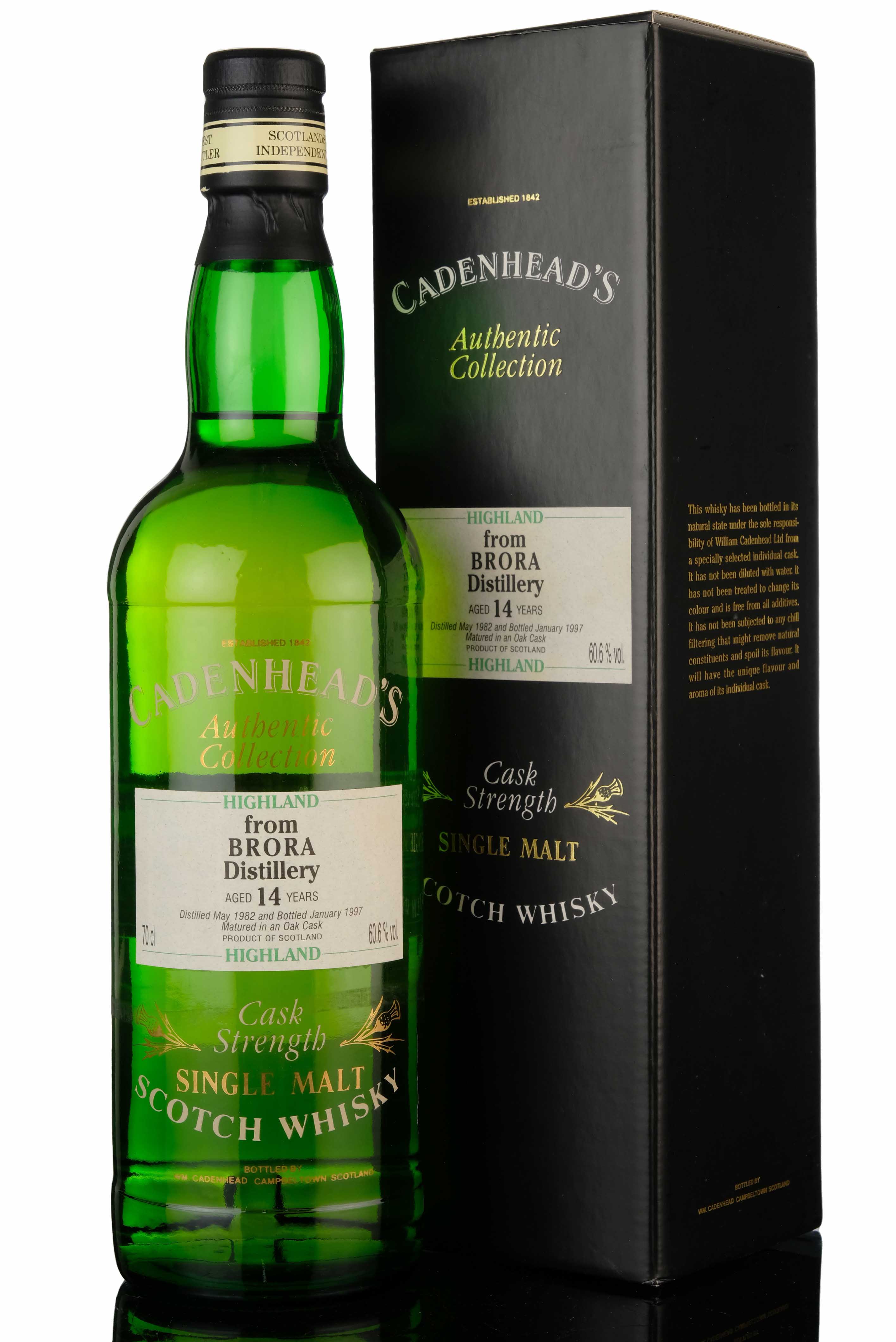 Brora 1982-1997 - 14 Year Old - Cadenheads Authentic Collection